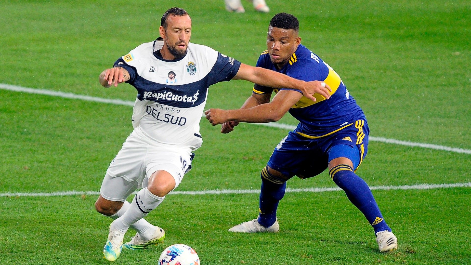 Brahian Aleman Boca Gimnasia Copa de la Liga Profesional 14022021