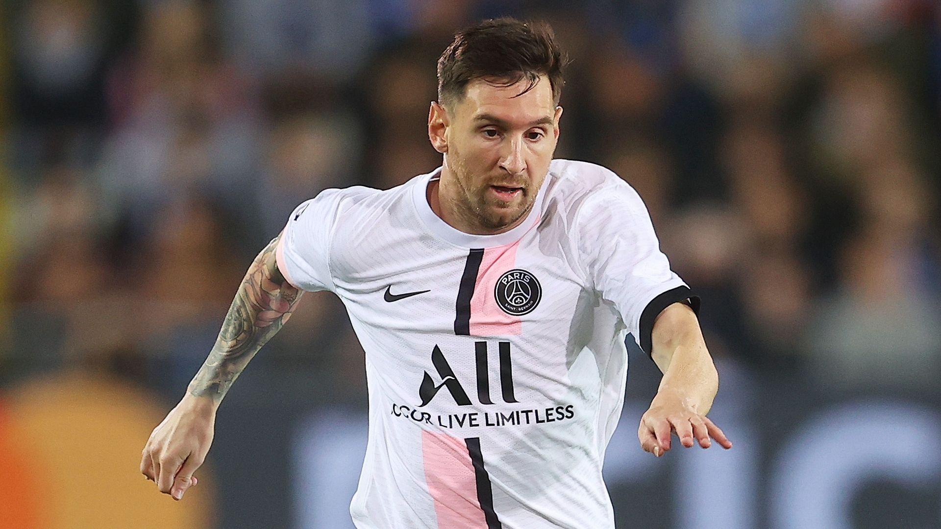 Lionel Messi, Club Brugge vs PSG