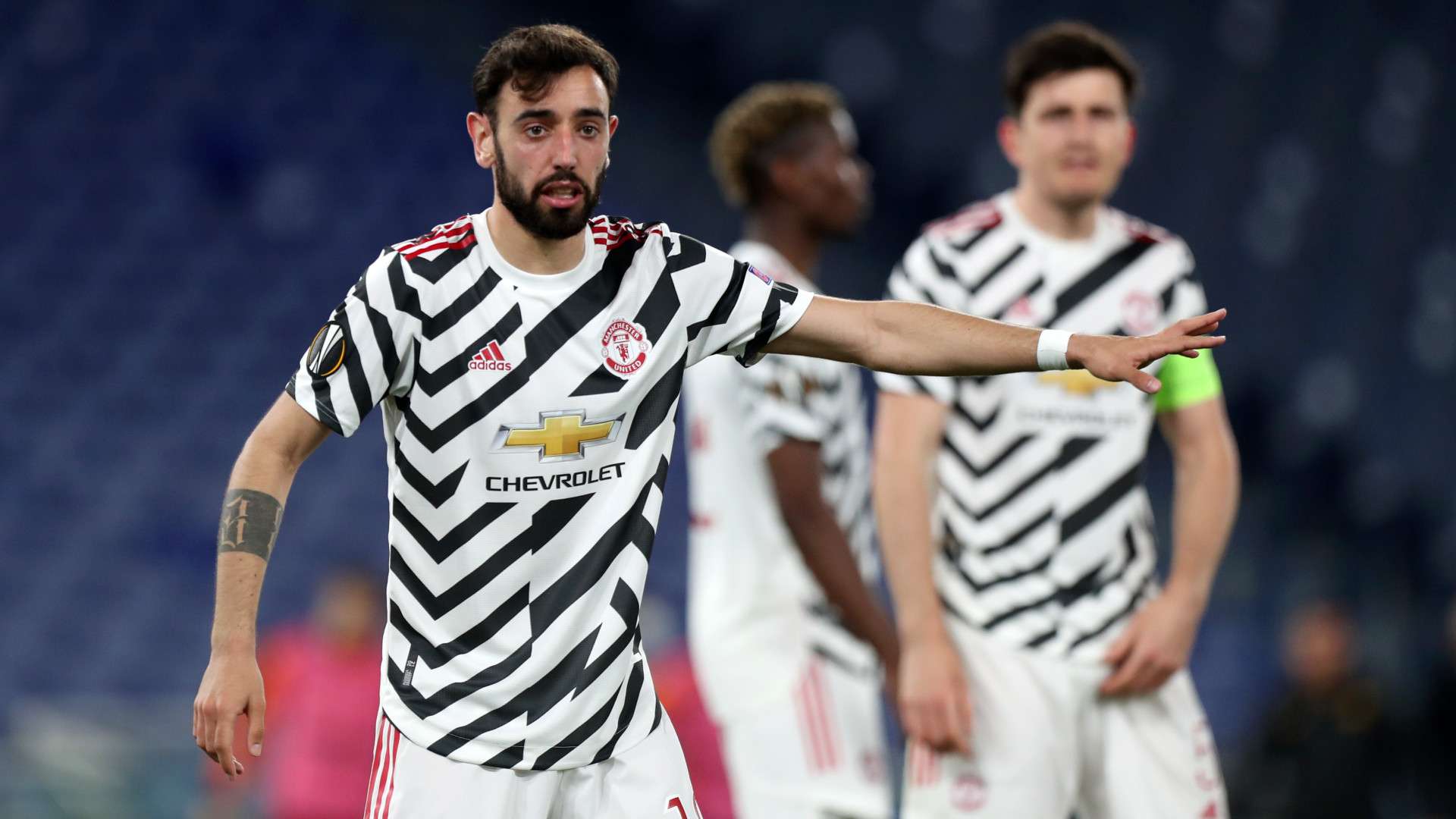 Manchester United Europa League Fernandes Maguire