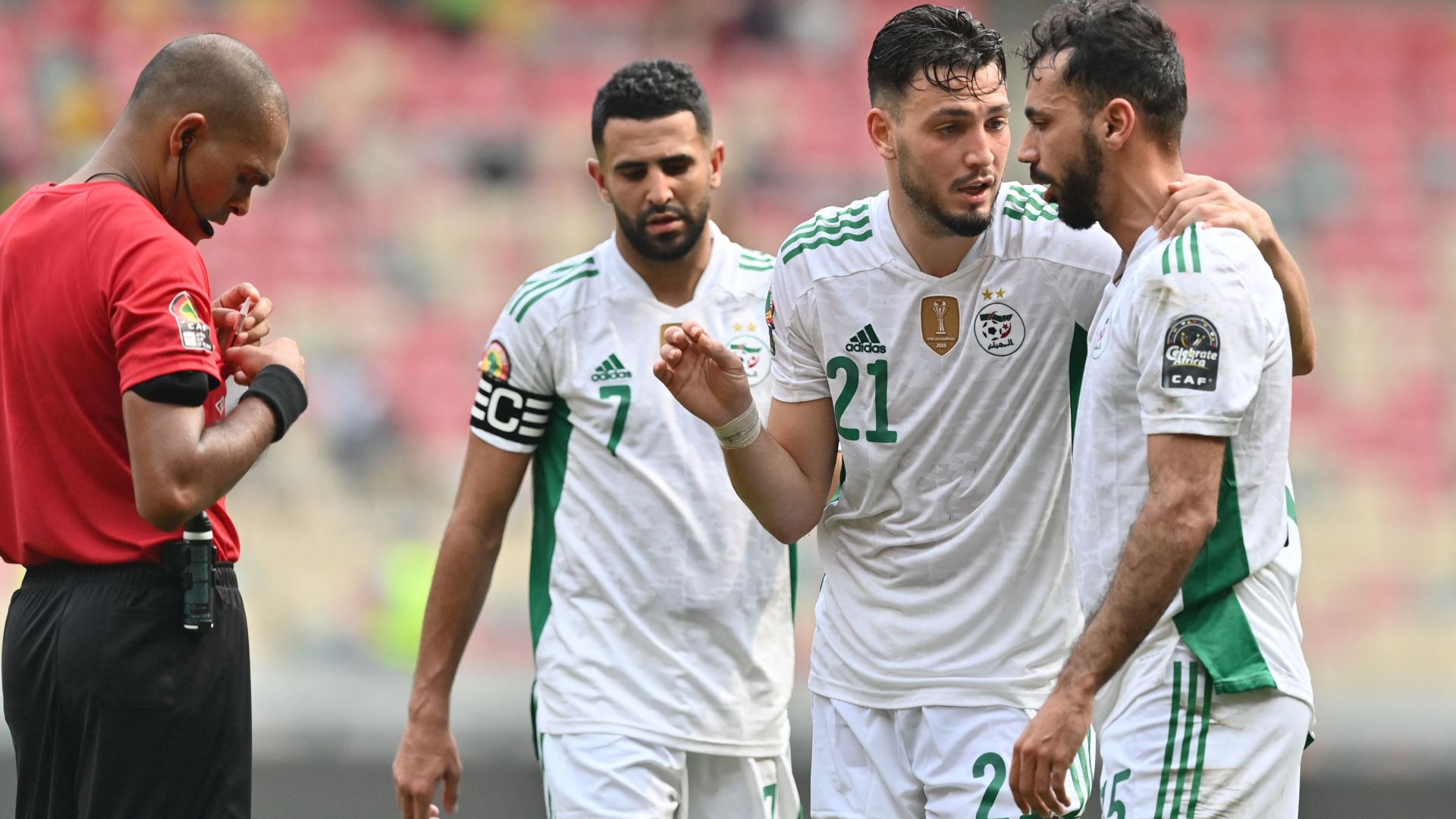 Riyad Mahrez Ramy Bensebaini Algeria