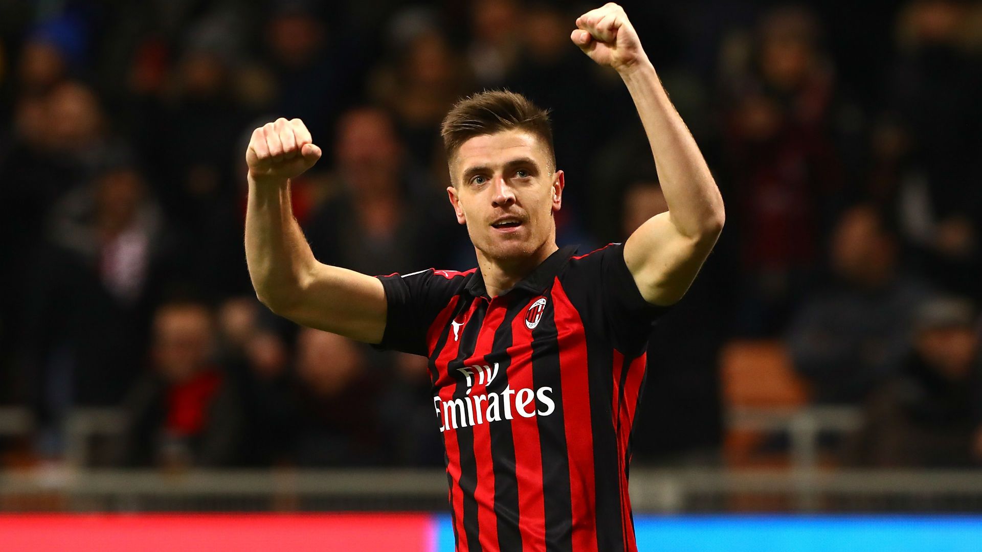 Piatek Milan Napoli Coppa Italia