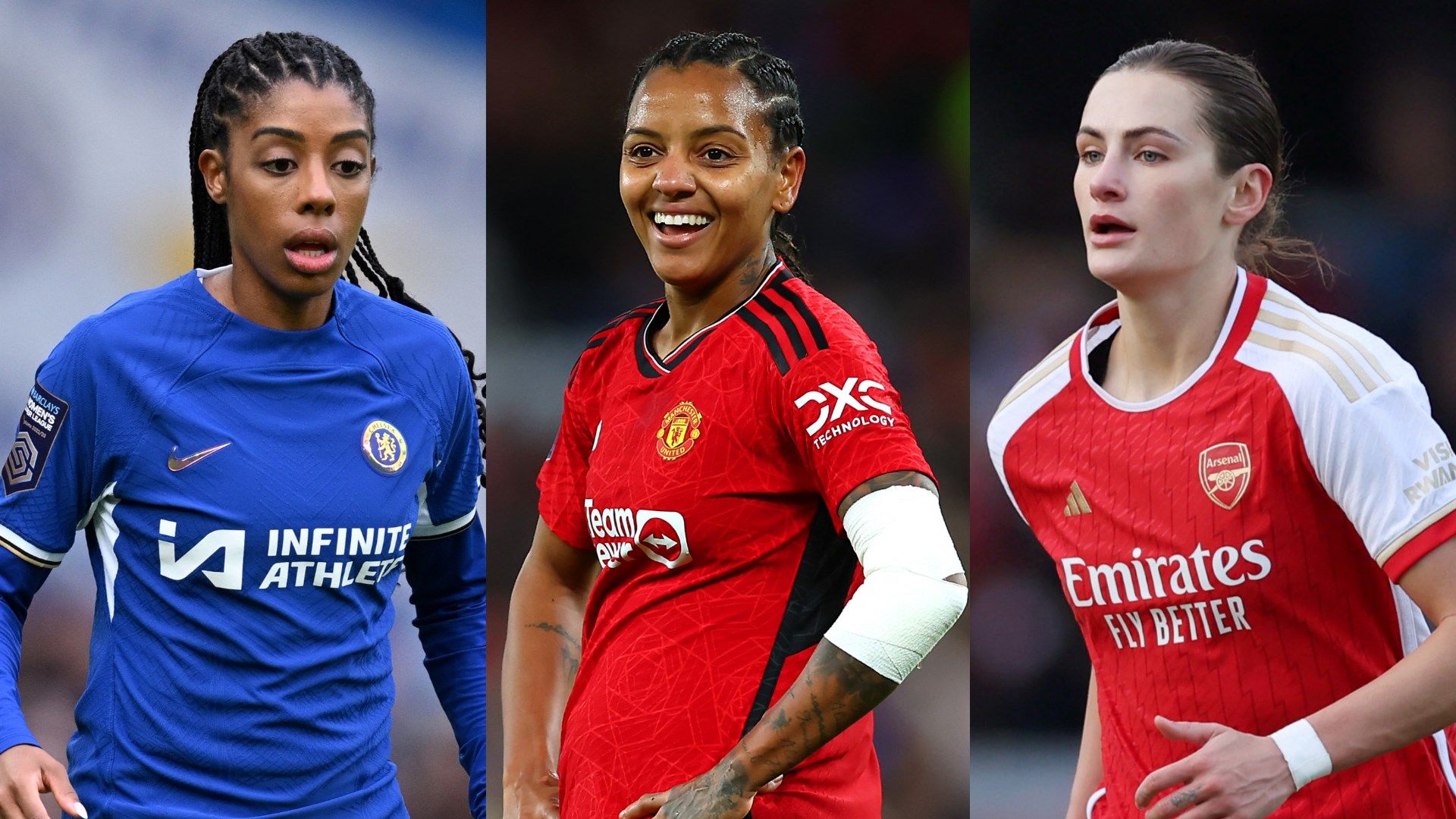 Ashley Lawrence Geyse Emily Fox Chelsea Man Utd Arsenal split