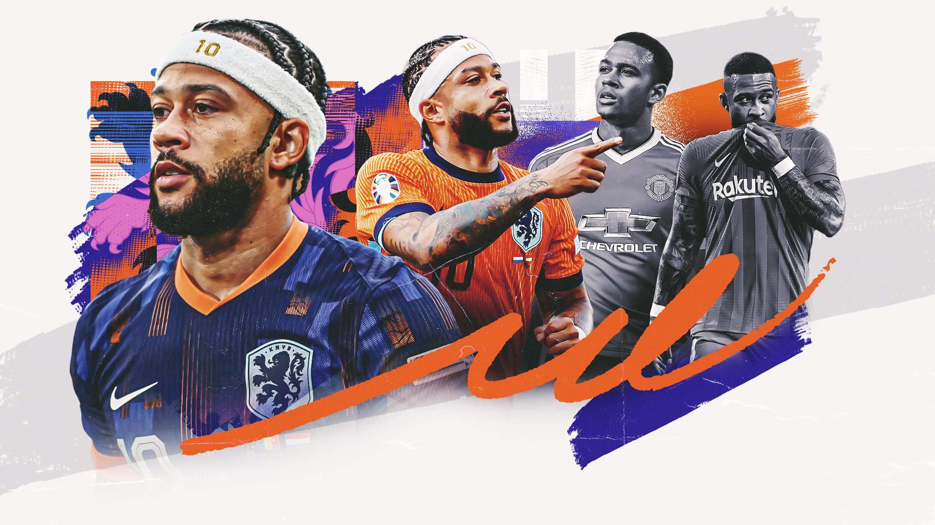 Memphis Depay Netherlands Euro 2024 GFX