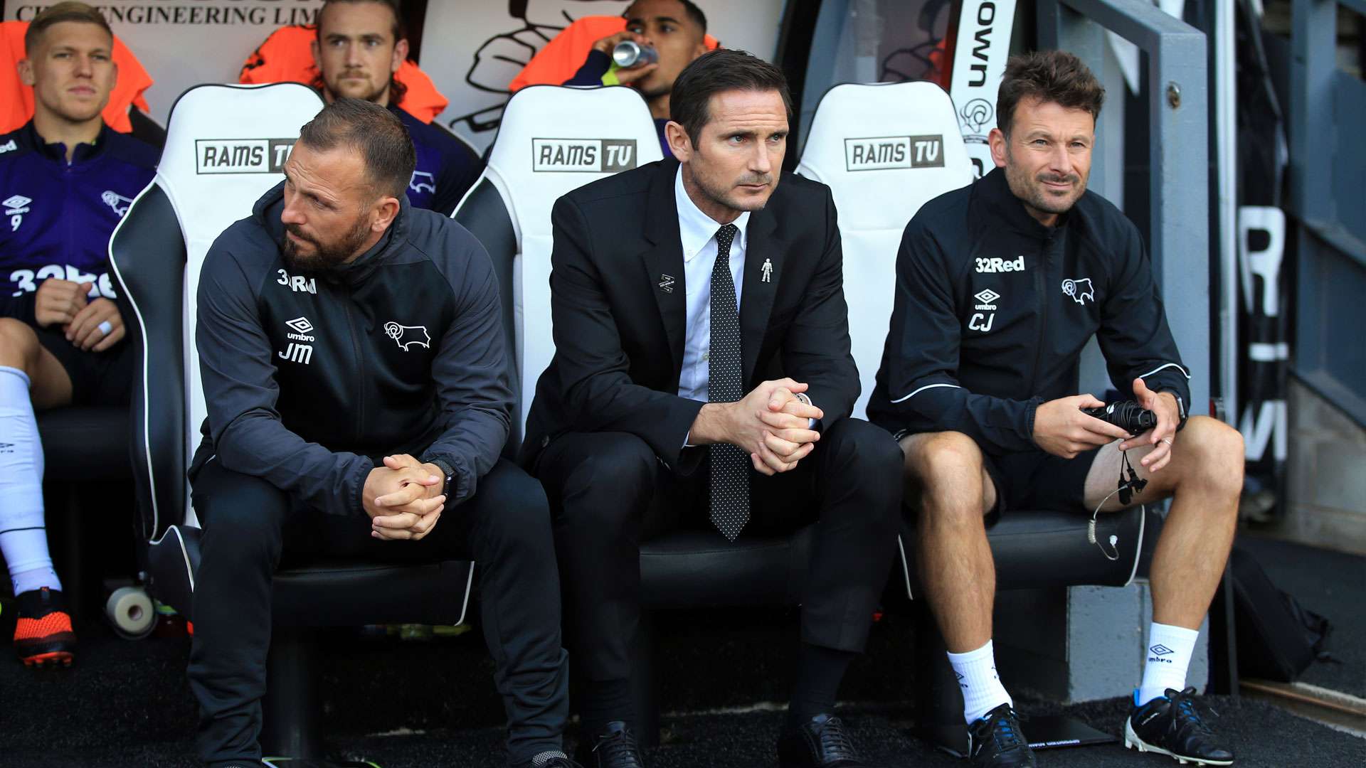 Jody Morris, Frank Lampard and Chris Jones at Derby County