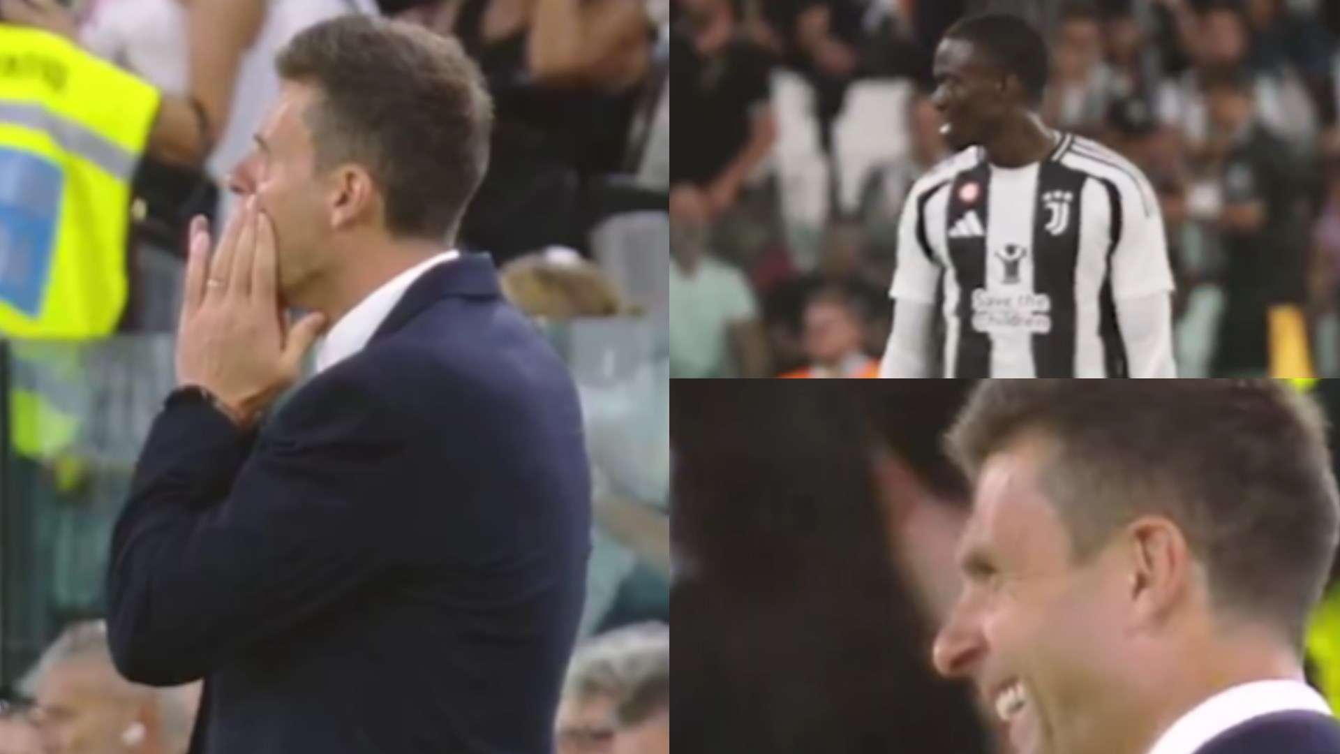 Thiago Motta Weah Juventus Como 18082024