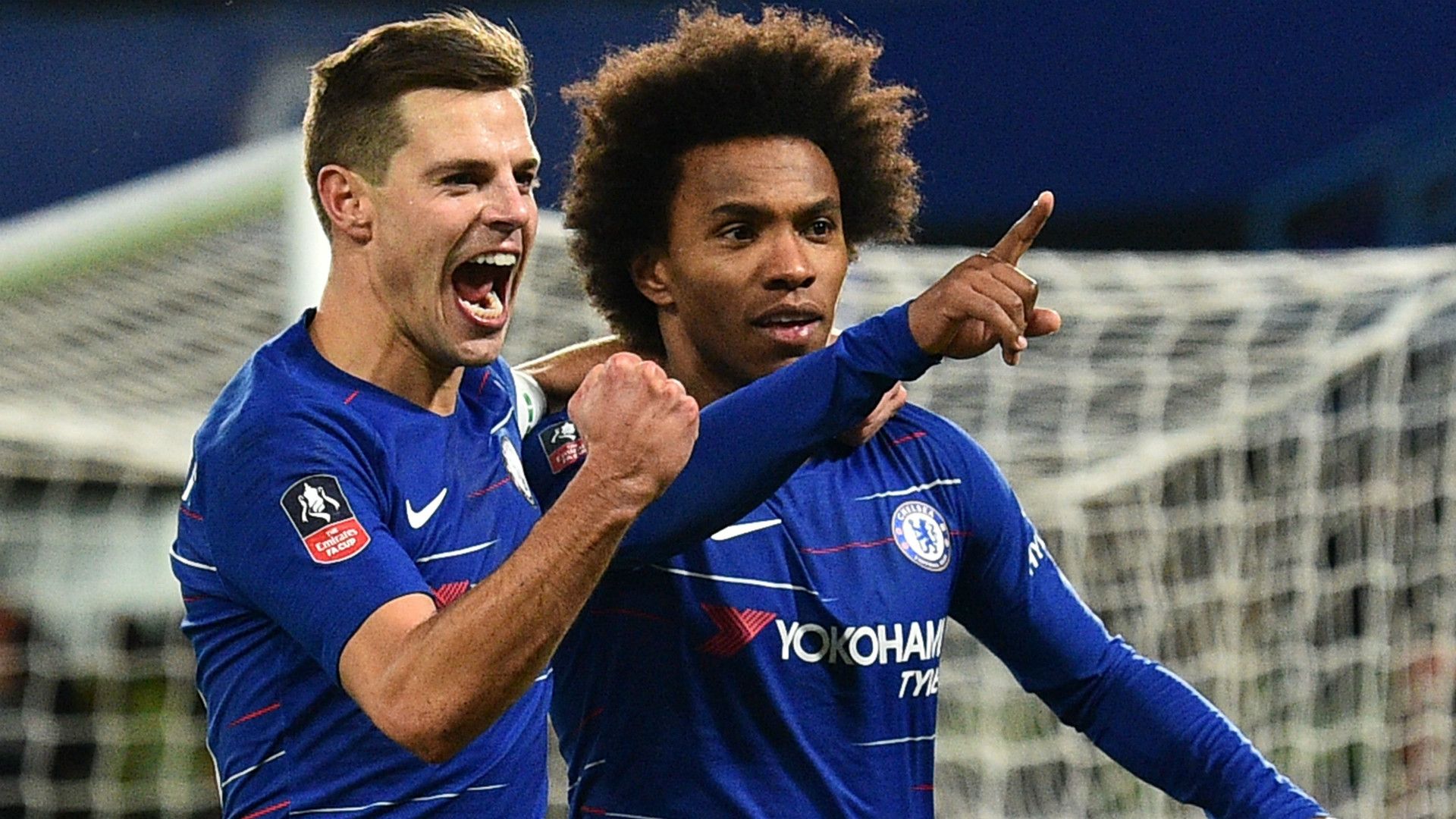 CESAR AZPILICUETA WILLIAN CHELSEA FA CUP 27012019