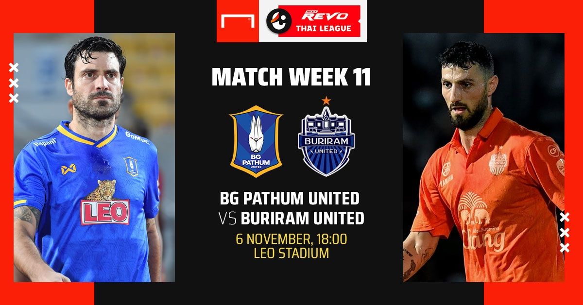REVO THAI LEAGUE PREVIEW : บีจี ปทุม ยูไนเต็ด - บุรีรัมย์ ยูไนเต็ด