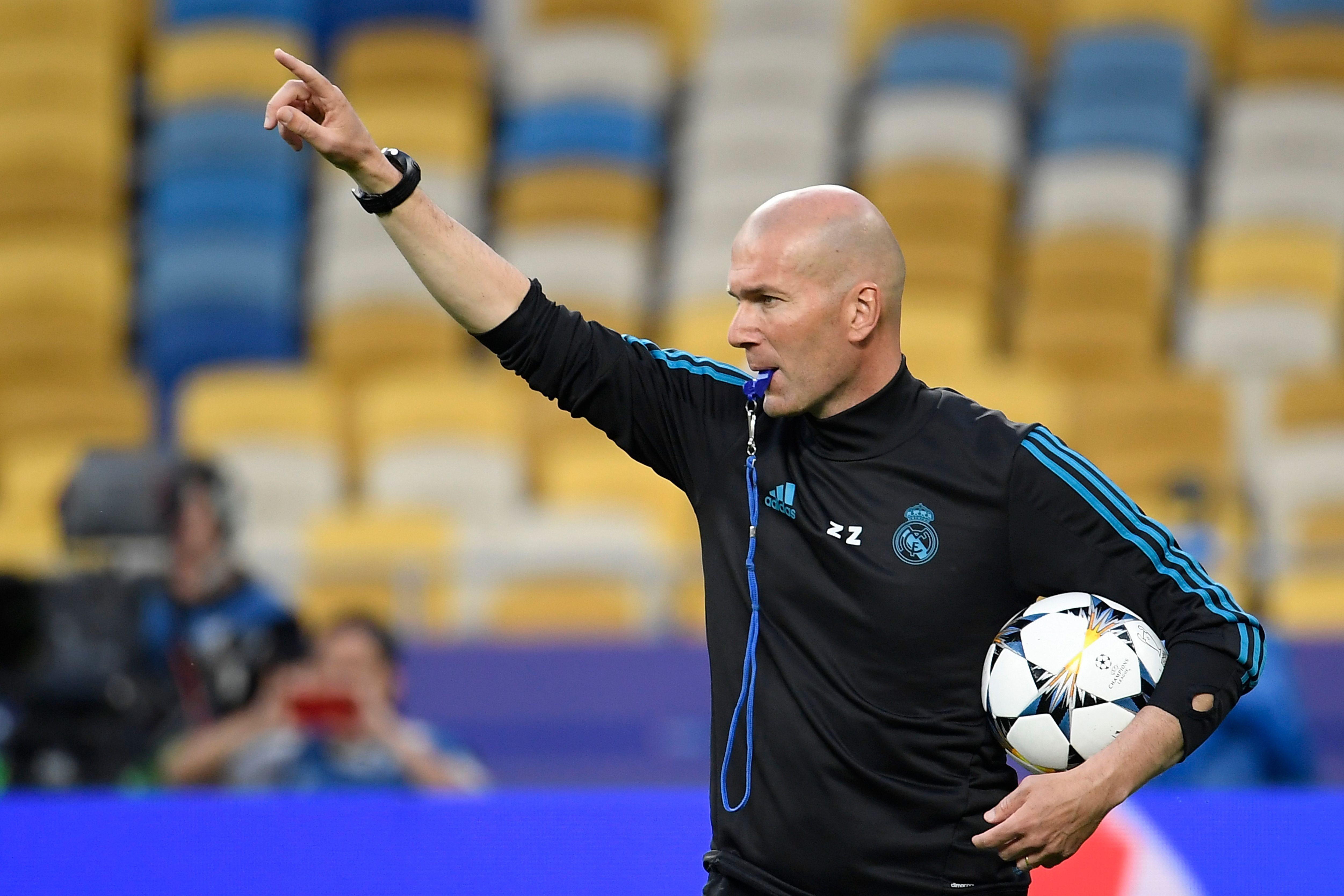 Zidane Real Madrid final UEFA Champions League 2018