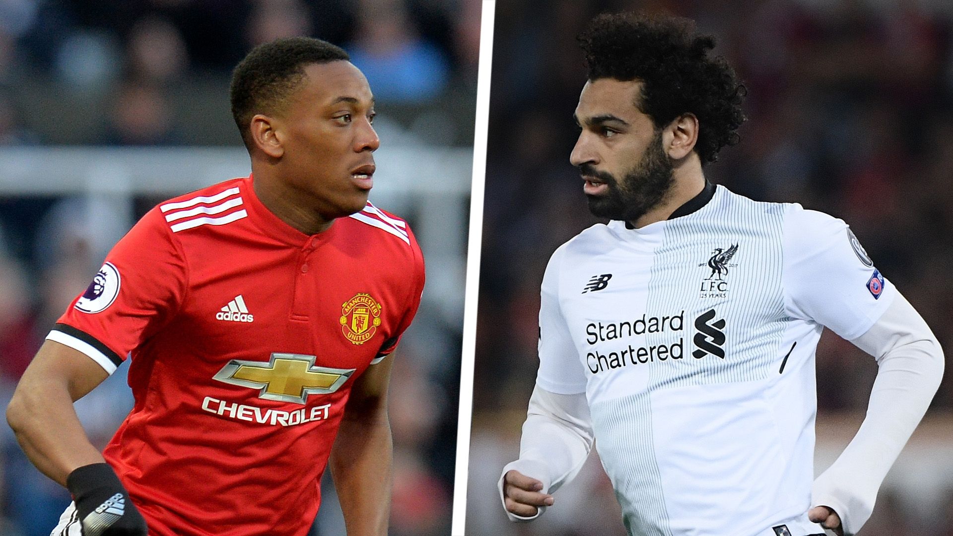Anthony Martial Mohamed Salah split