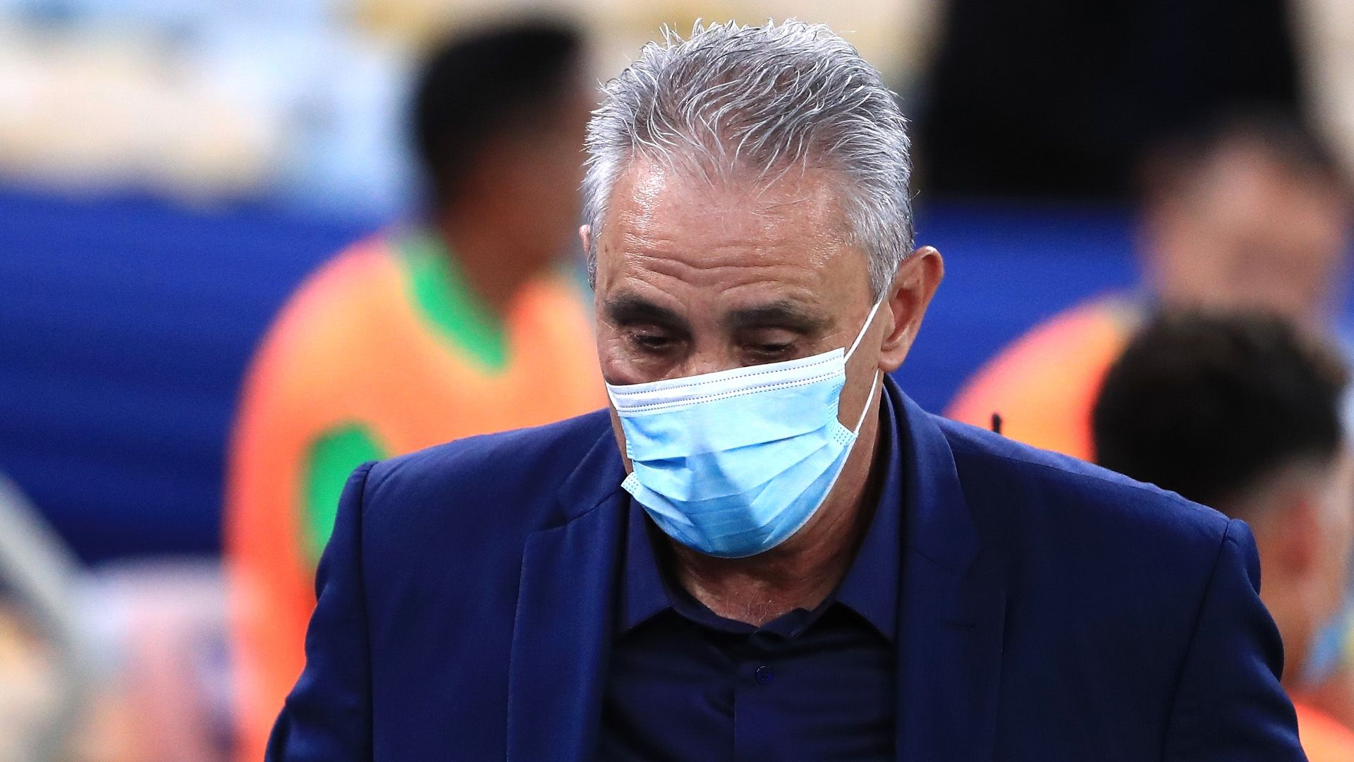 Tite na final da Copa América, Argentina x Brasil, 10072021