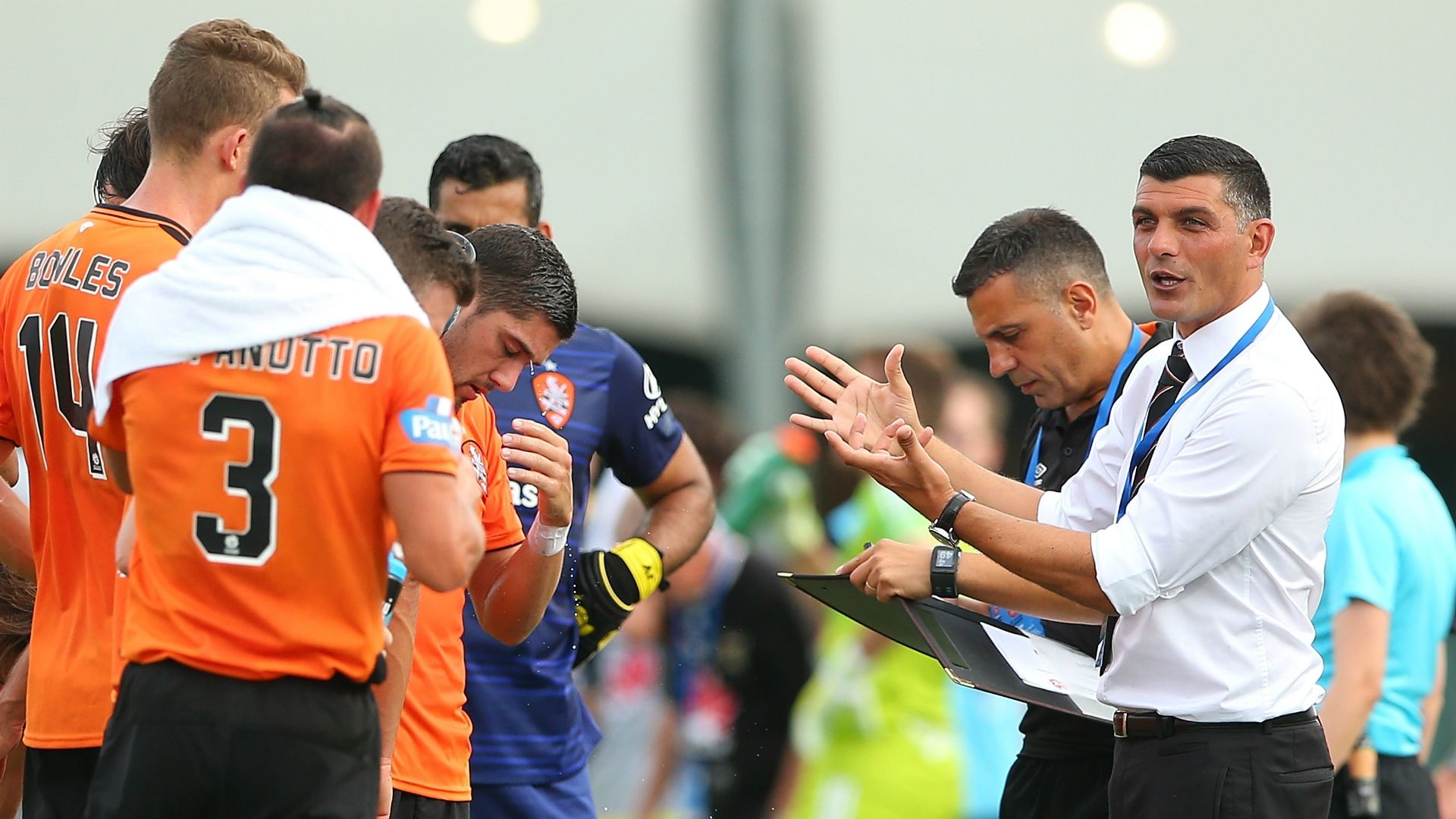 John Aloisi Brisbane Roar v Wellington Phoenix A-League 12122015
