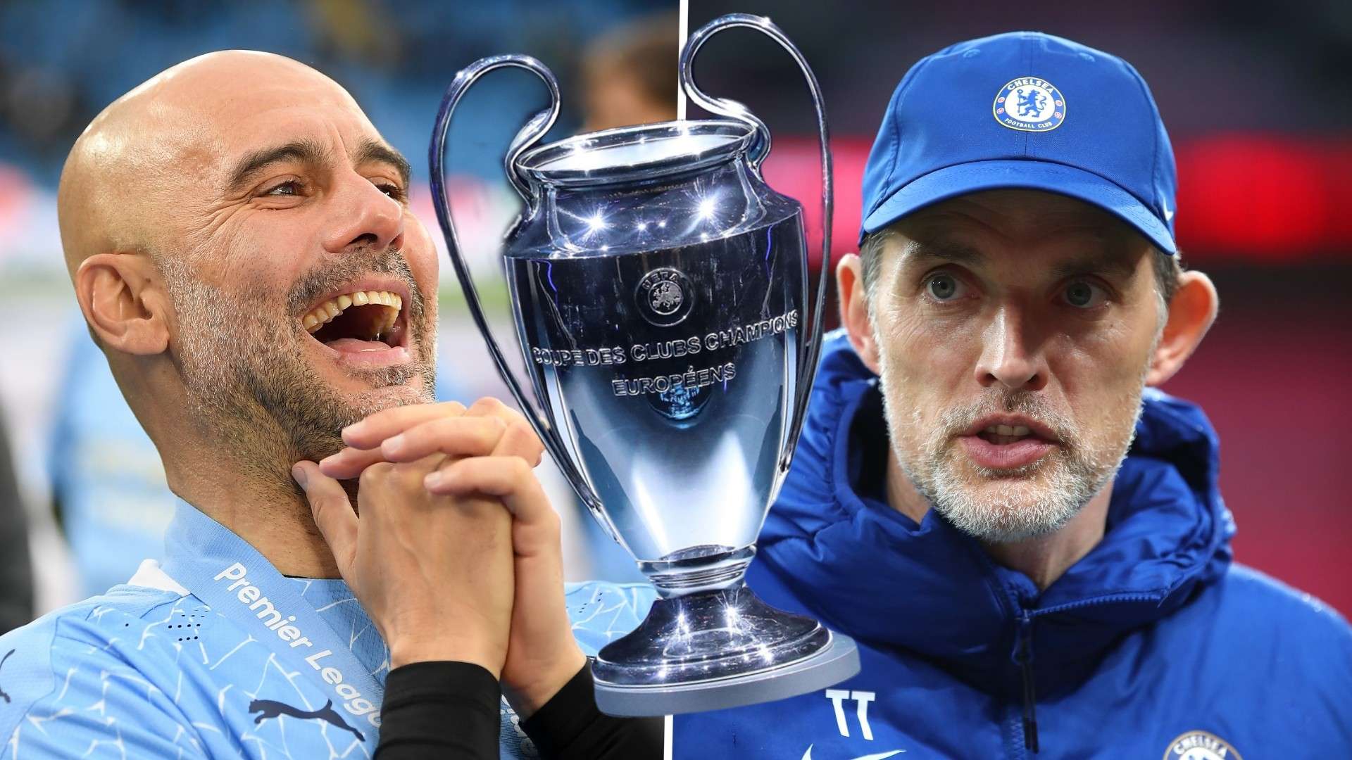 GFX Pep Guardiola Thomas Tuchel Man City Chelsea UCL
