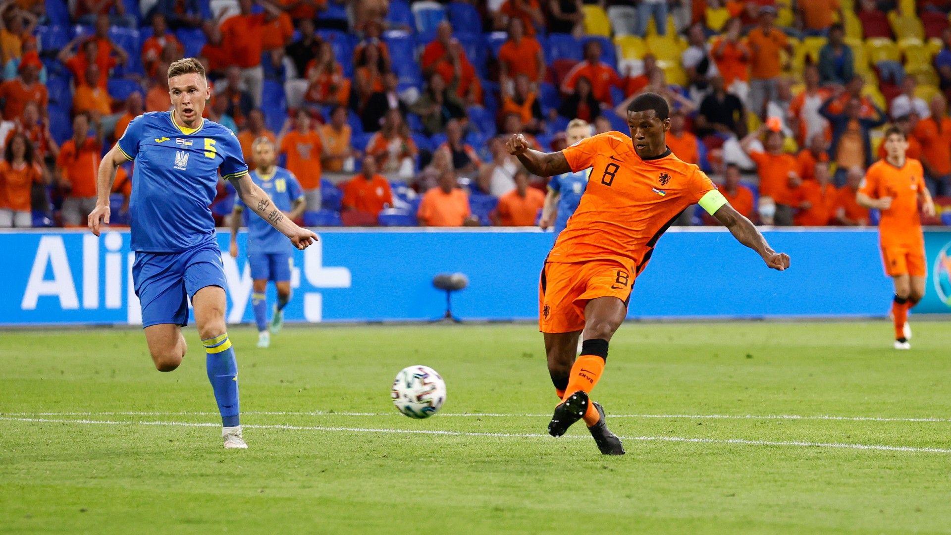 Georginio Wijnaldum Netherlands vs Ukraine Euro 2020