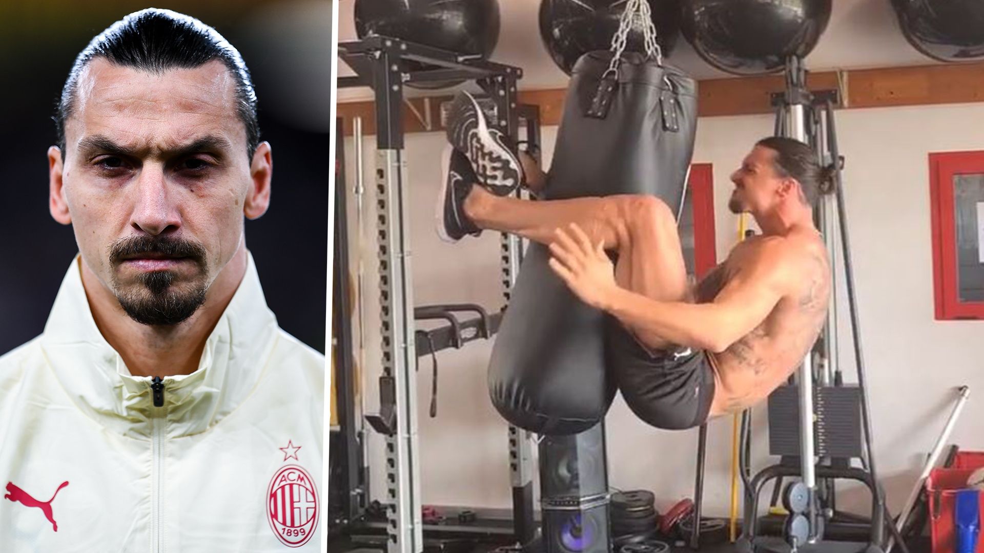 Zlatan Ibrahimovic AC Milan Gym 2021-22