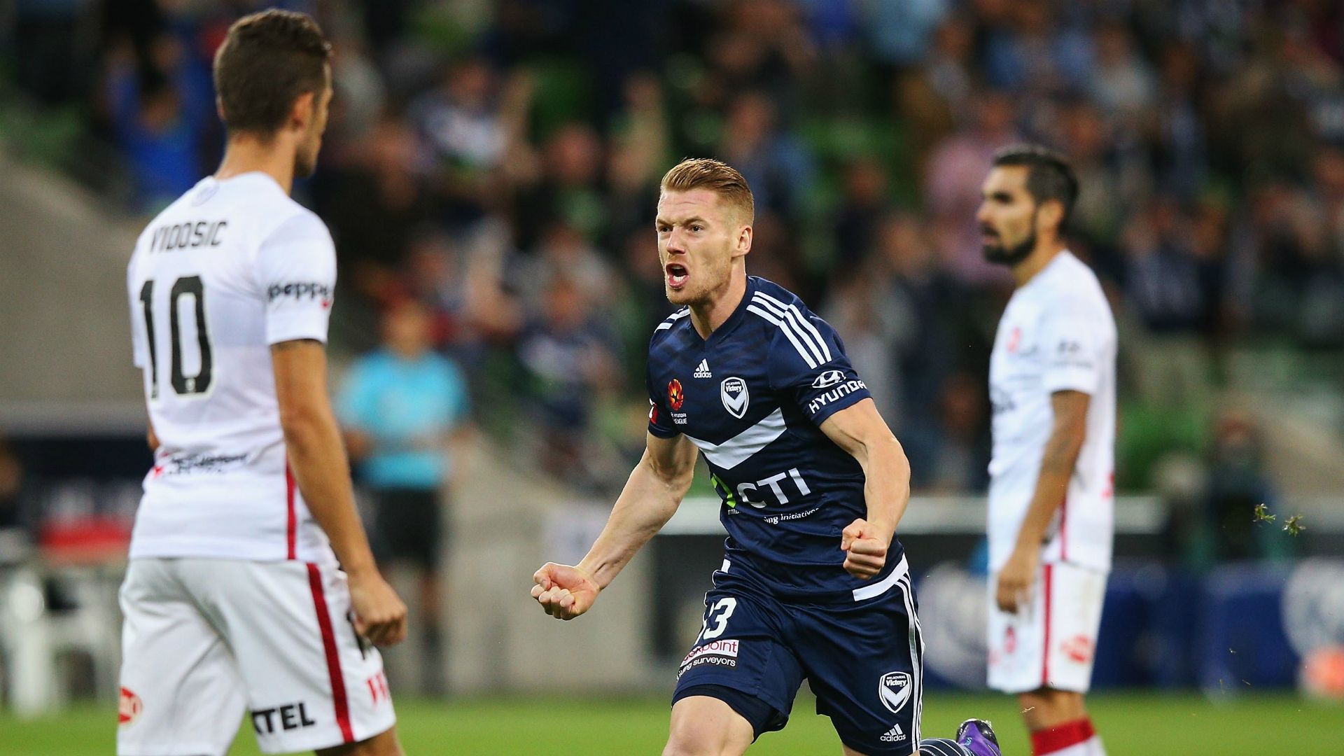 Oliver Bozanic Melbourne Victory v Western Sydney Wanderers