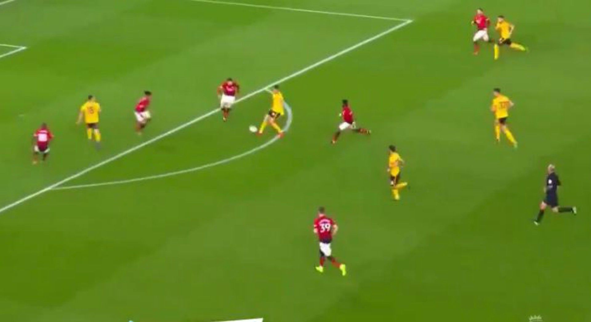 Raúl Jiménez Wolves Manchester United