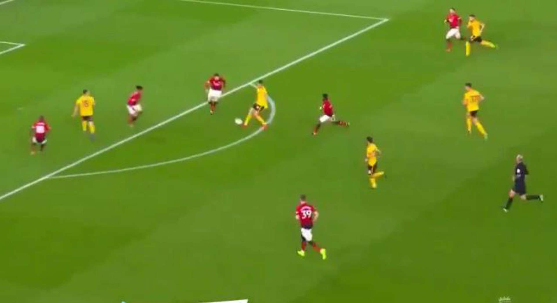 Raúl Jiménez Wolves Manchester United