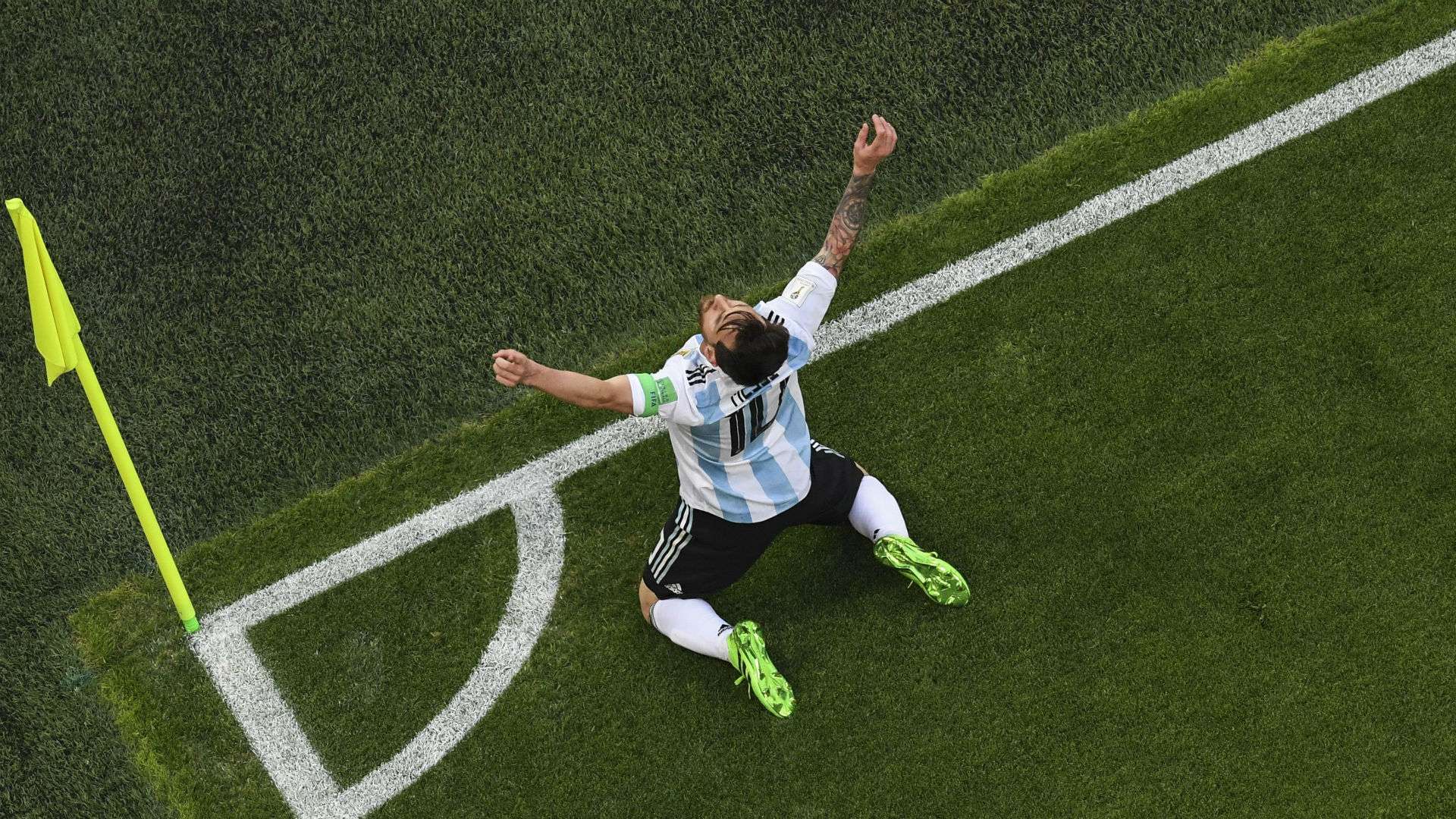 Lionel Messi Argentina Nigeria World Cup Russi 2018 26062018