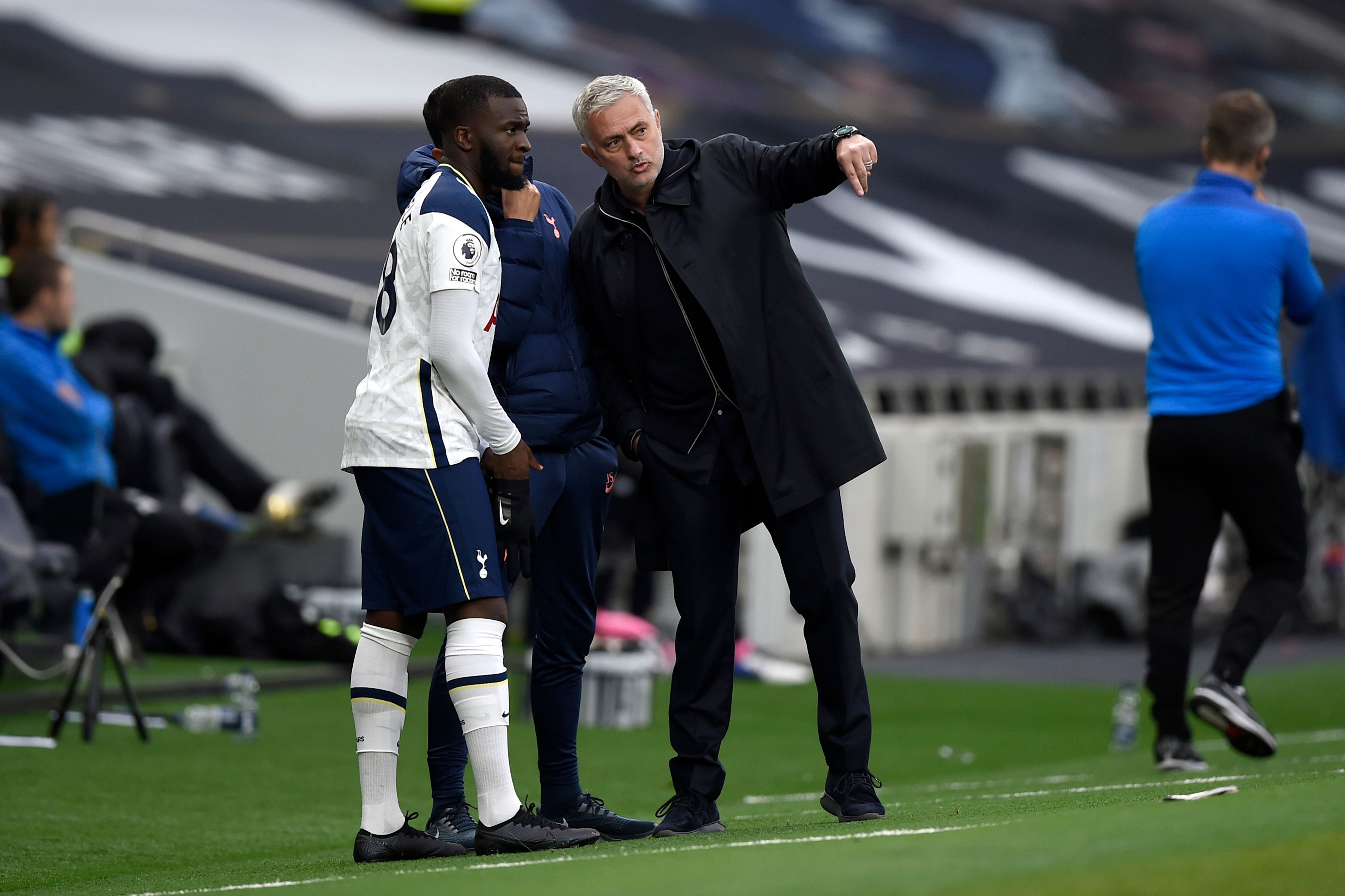 Tanguy Ndombele & Jose Mourinho Tottenham
