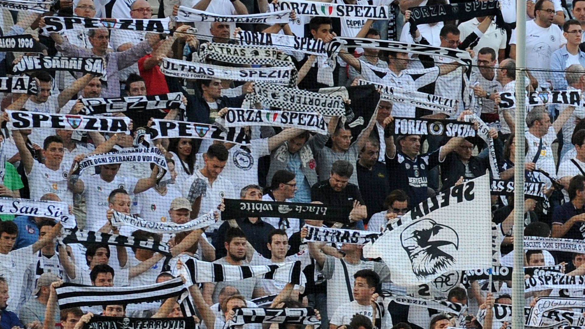 Spezia fans Serie B Italy