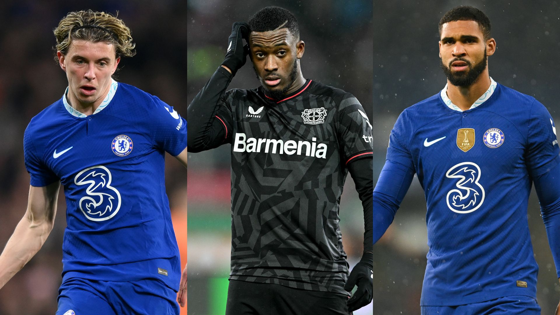 Conor Gallagher Callum Hudson-Odoi Ruben Loftus-Cheek Chelsea