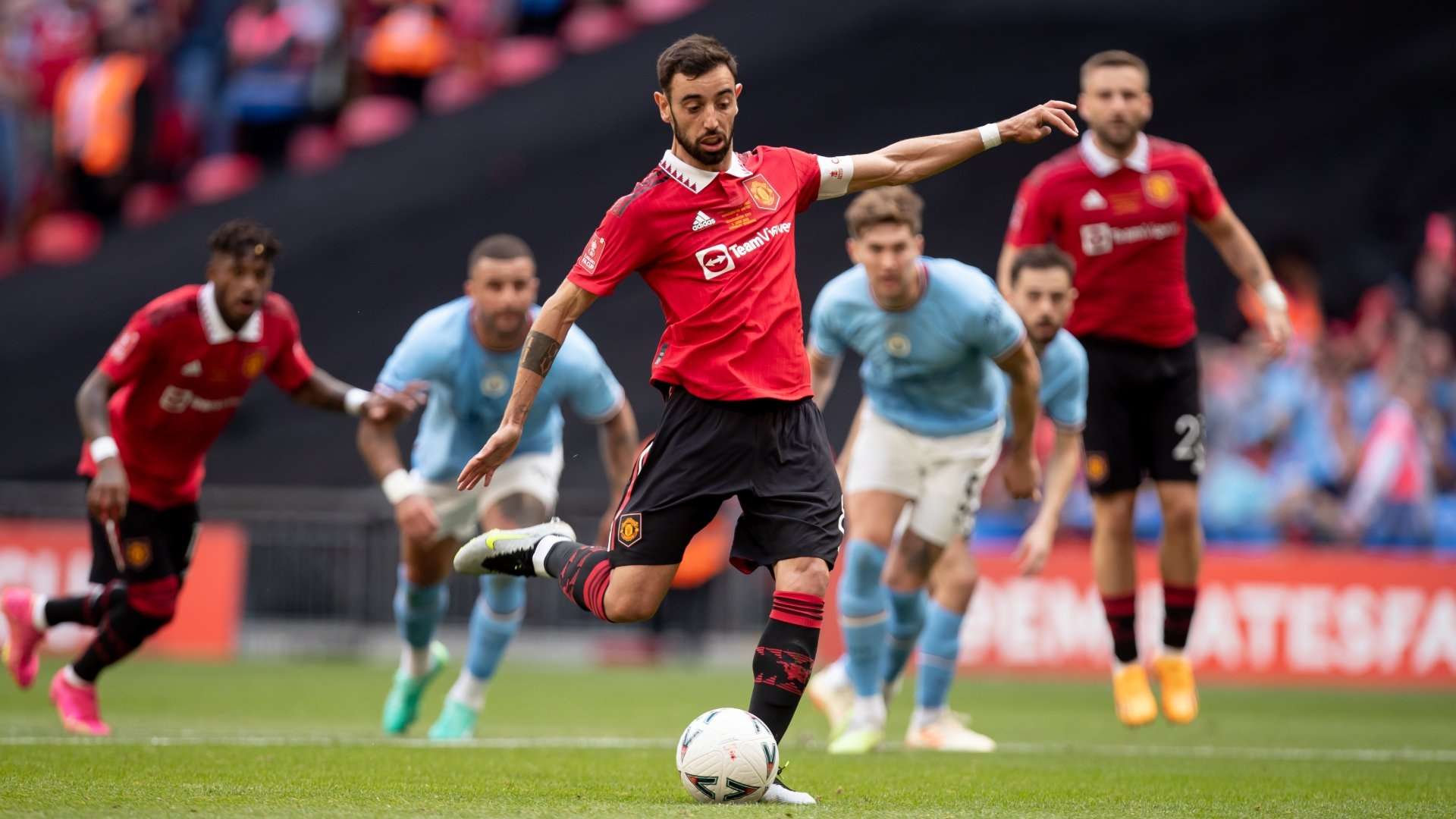 Bruno Fernandes Manchester United penalty FA Cup final 2022-23 