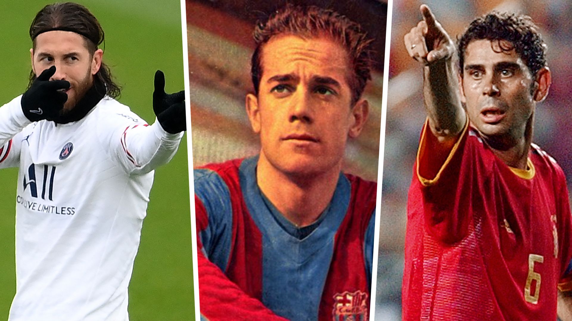 Sergio Ramos Alfredo Di Stefano Fernando Hierro GFX