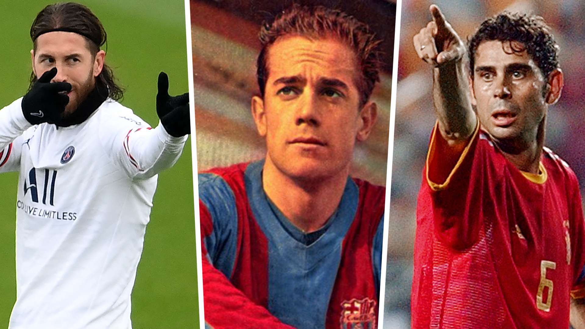 Sergio Ramos Alfredo Di Stefano Fernando Hierro GFX