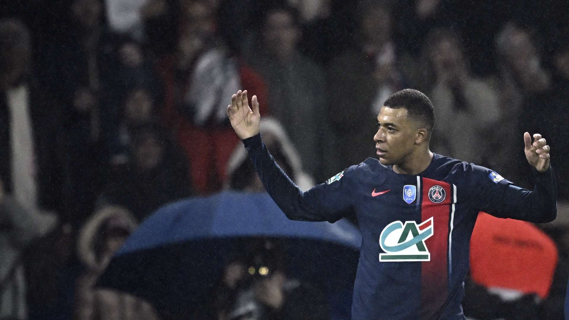 kylian mbappé psg brest getty images 07022024
