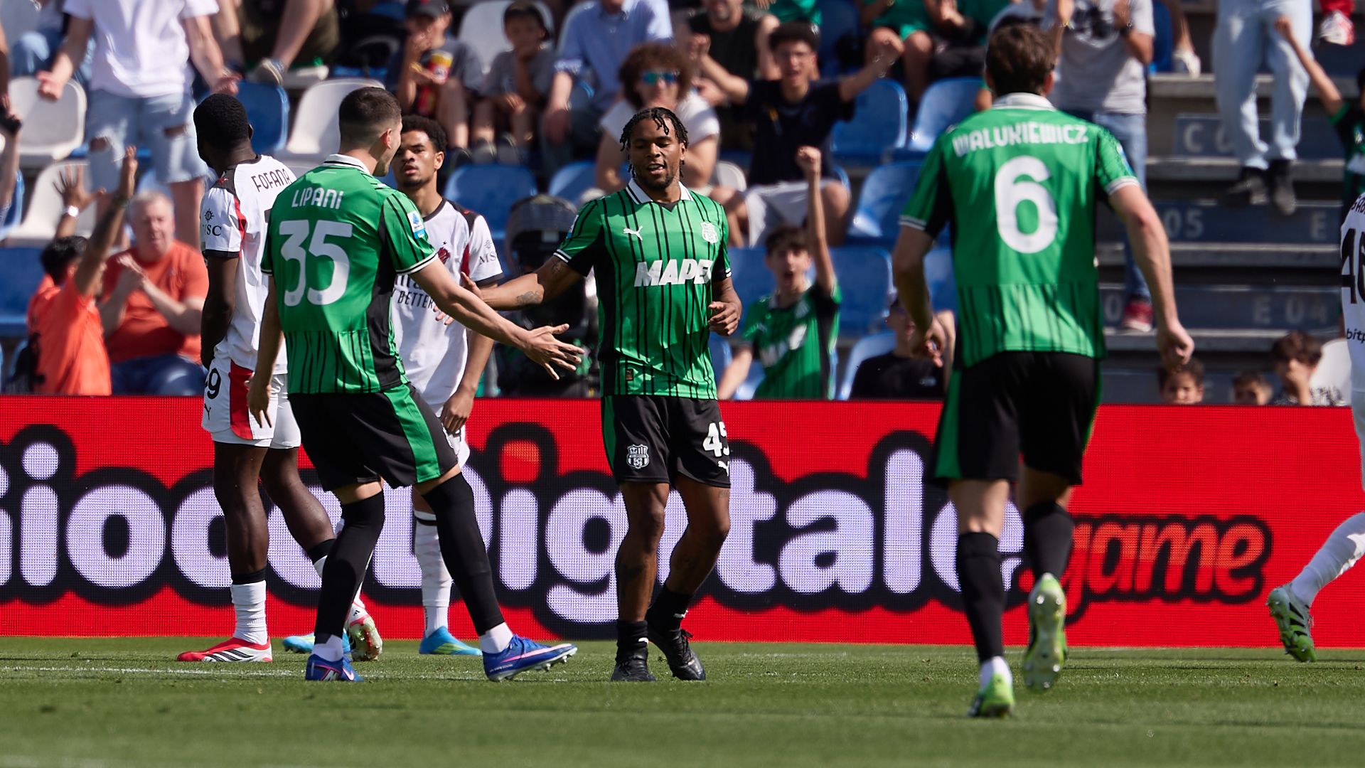 Laurienté Sassuolo Milan