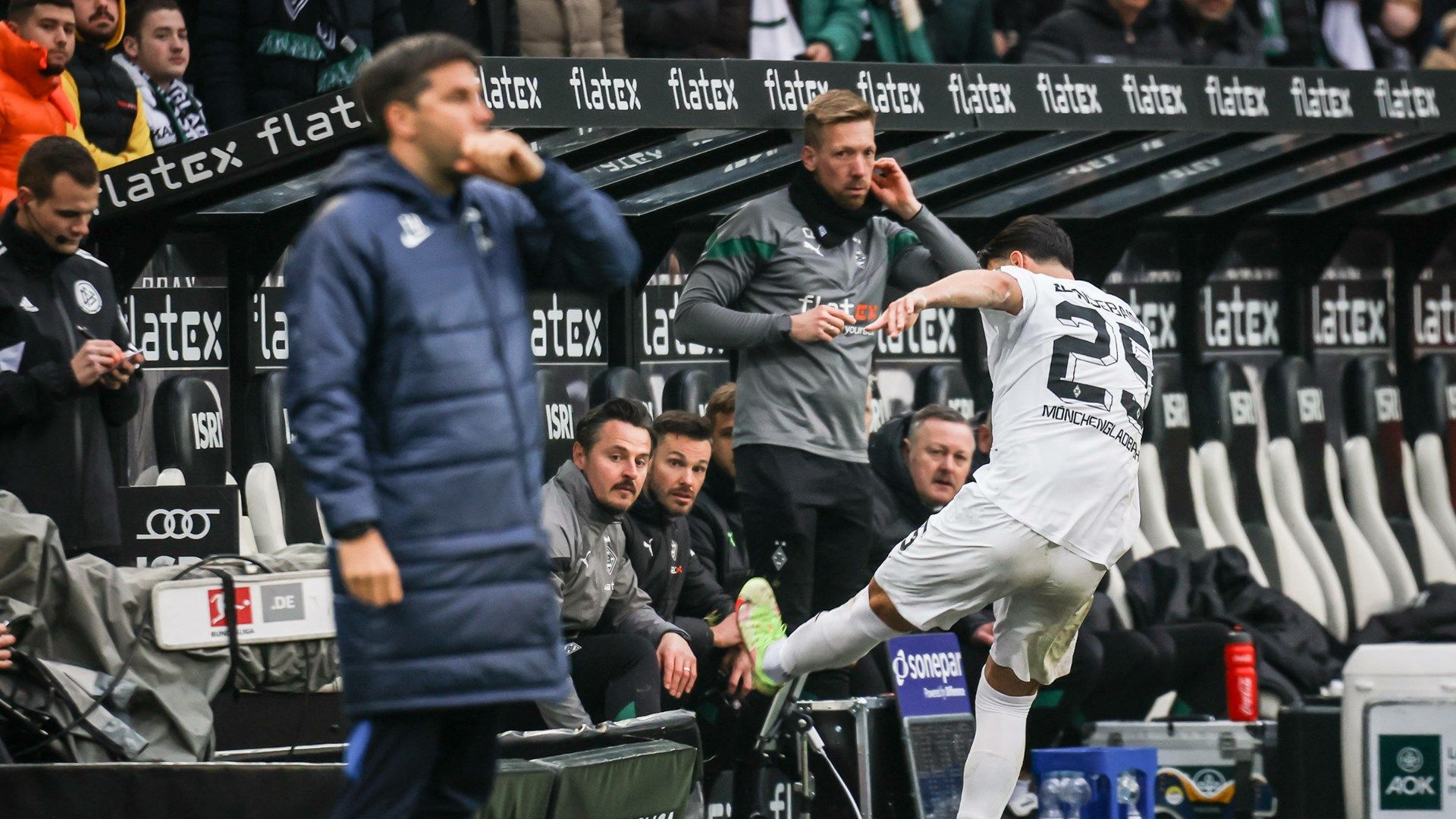 ONLY GERMANY Ramy Bensebaini Borussia Monchengladbach 2023