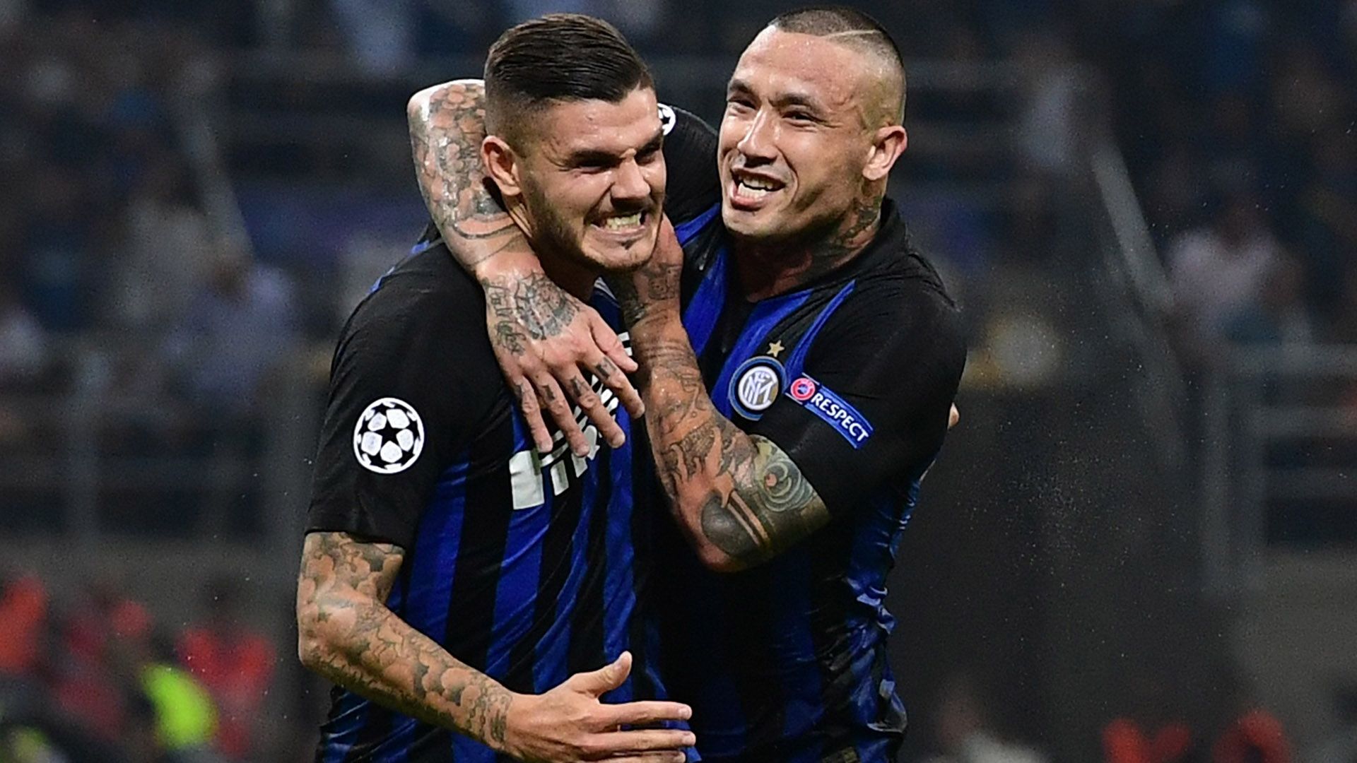 Icardi Nainggolan Inter Tottenham Champions League