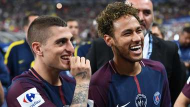 Neymar Marco Verratti PSG champions Coupe de France 08052018