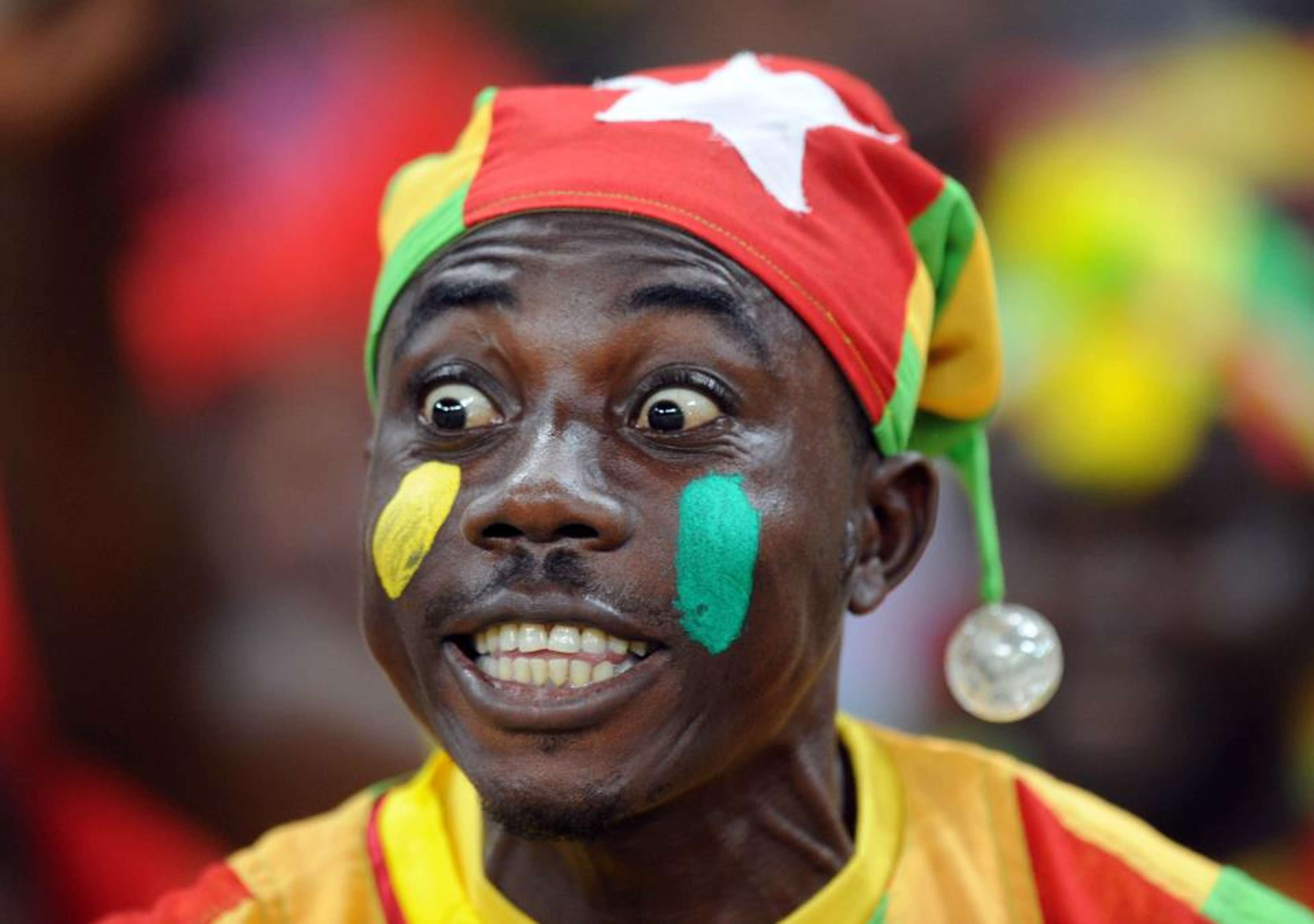 Togo Fans during the Orange Africa Cup of Nations, South Africa 2013 match between Burkina Faso and Togo