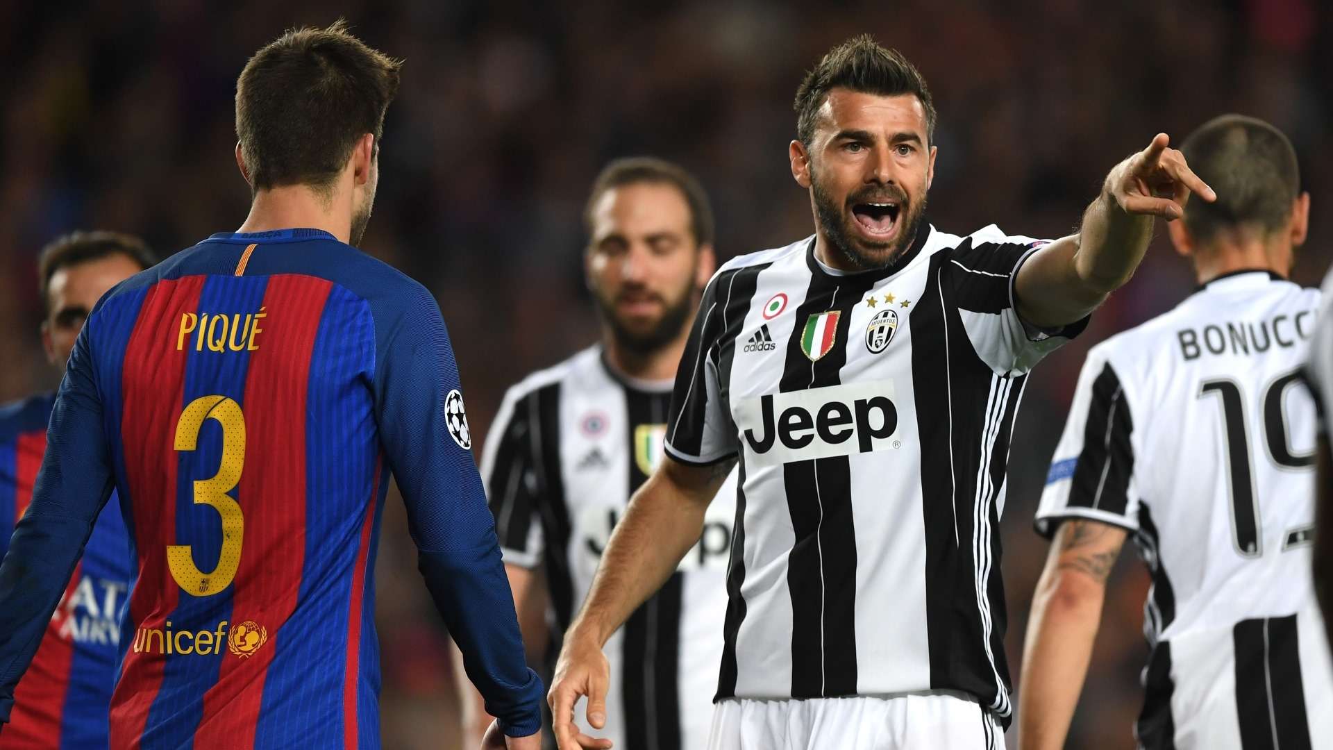 Andrea Barzagli Barcelona Juventus UCL 19042017