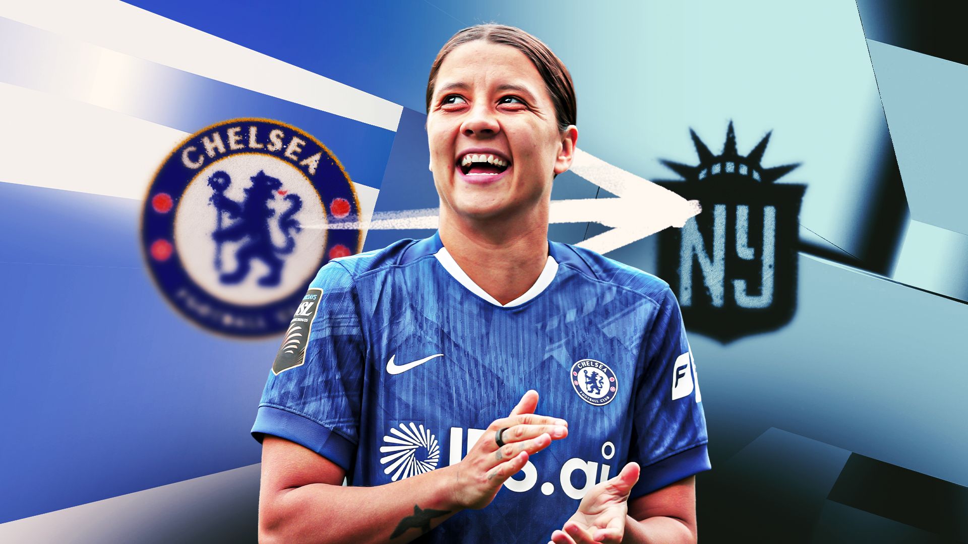 Sam Kerr Chelsea Gotham transfer 16:9