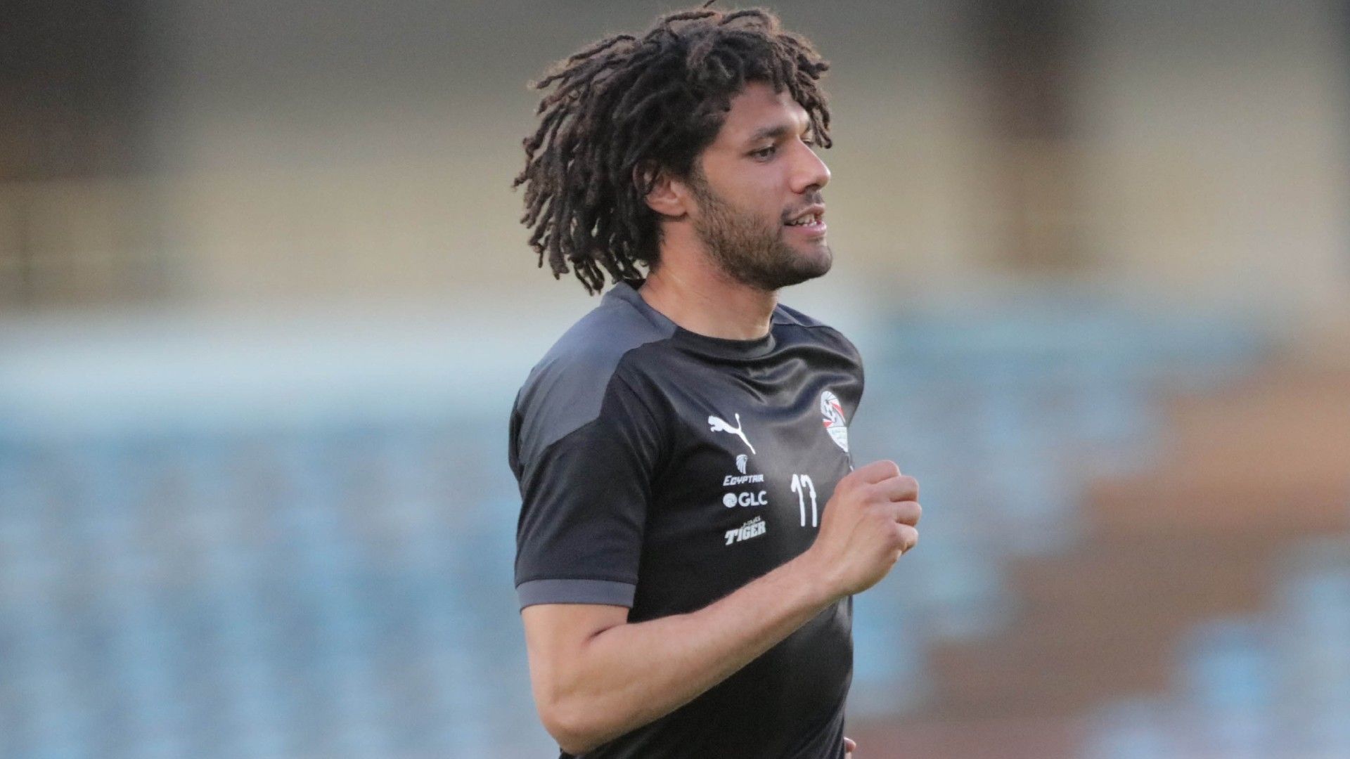 Mohamed Elneny of Egypt and Arsenal vs Kenya.