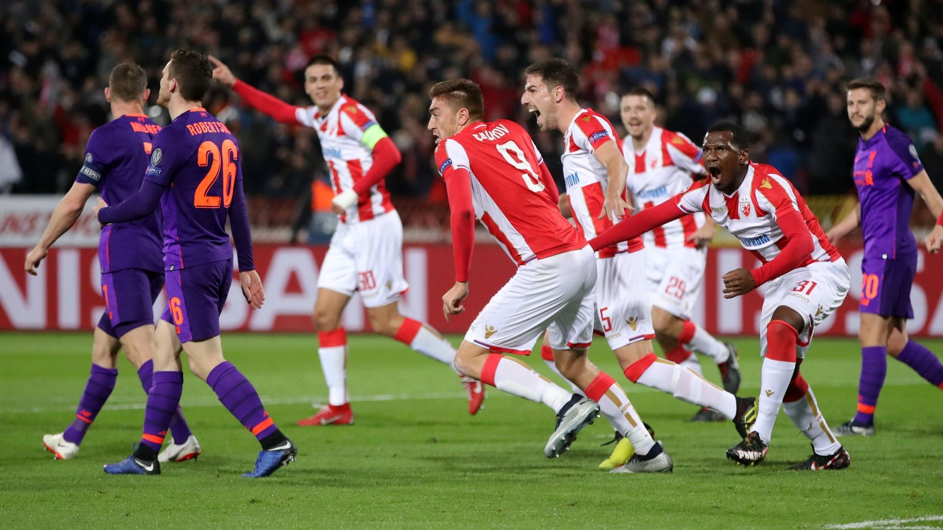 Crvena Zvezda - Liverpool Champions League 11062018