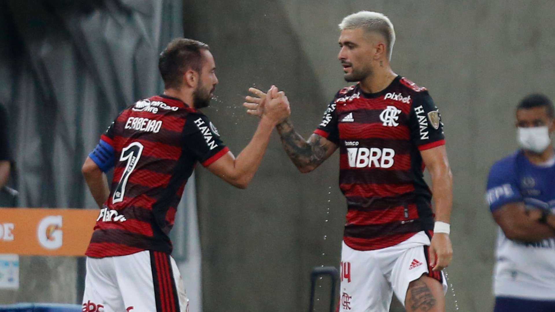 Everto Ribeiro Arrascaeta Flamengo Talleres Libertadores 12 04 2022