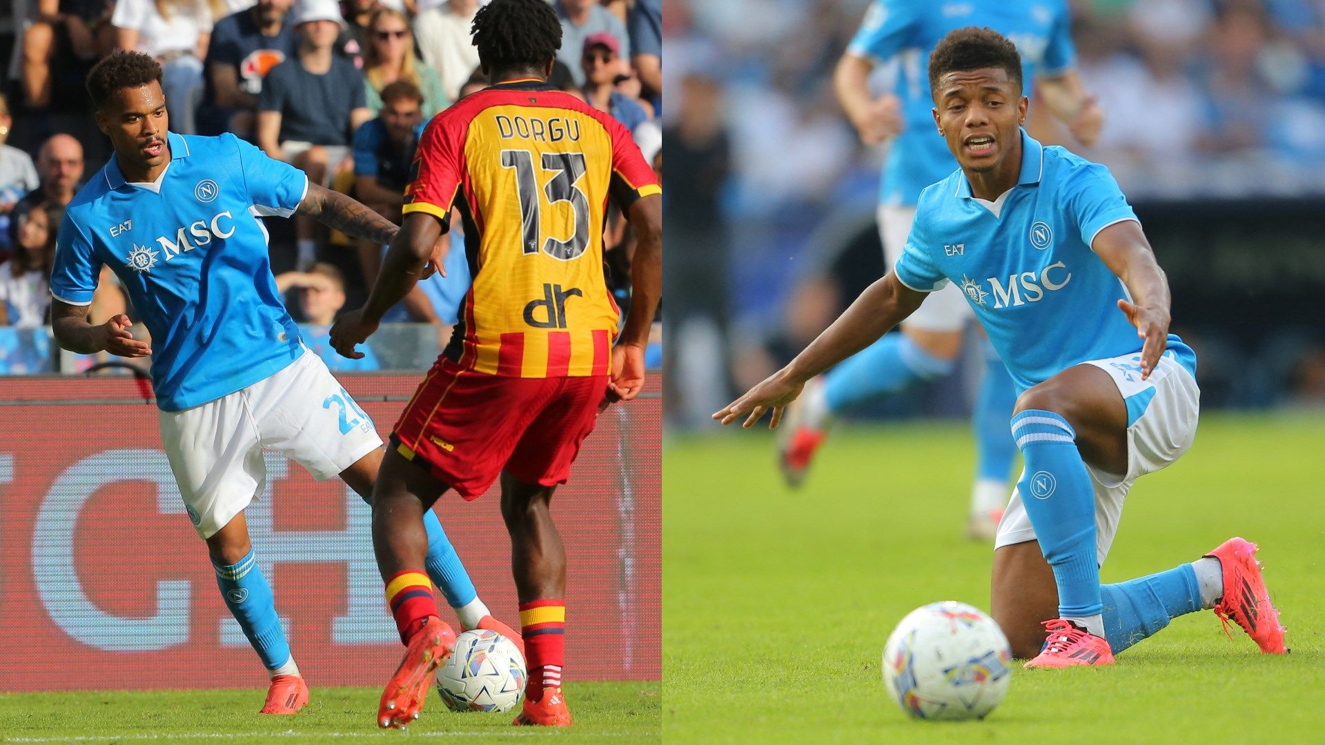 Ngonge Neres Napoli Lecce