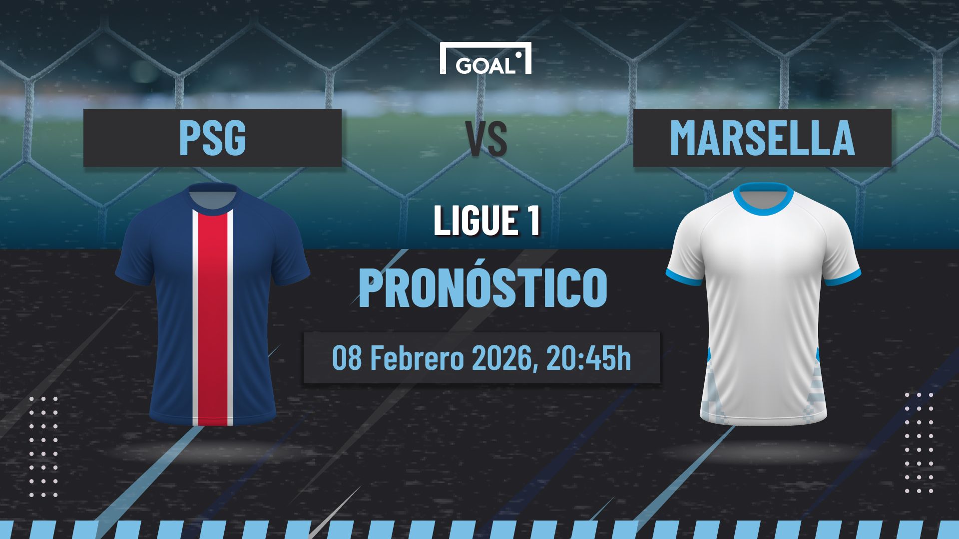 PSG vs Marsella Pronóstico y Apuestas Ligue 1 | 08/02/26