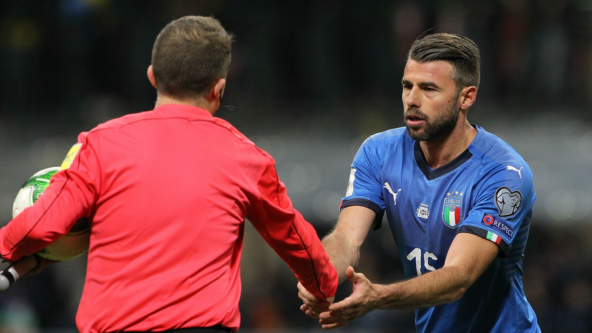 Andrea Barzagli Italy Sweden World Cup Qualification playoff