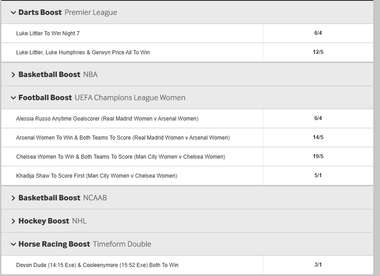 Betway Boosts