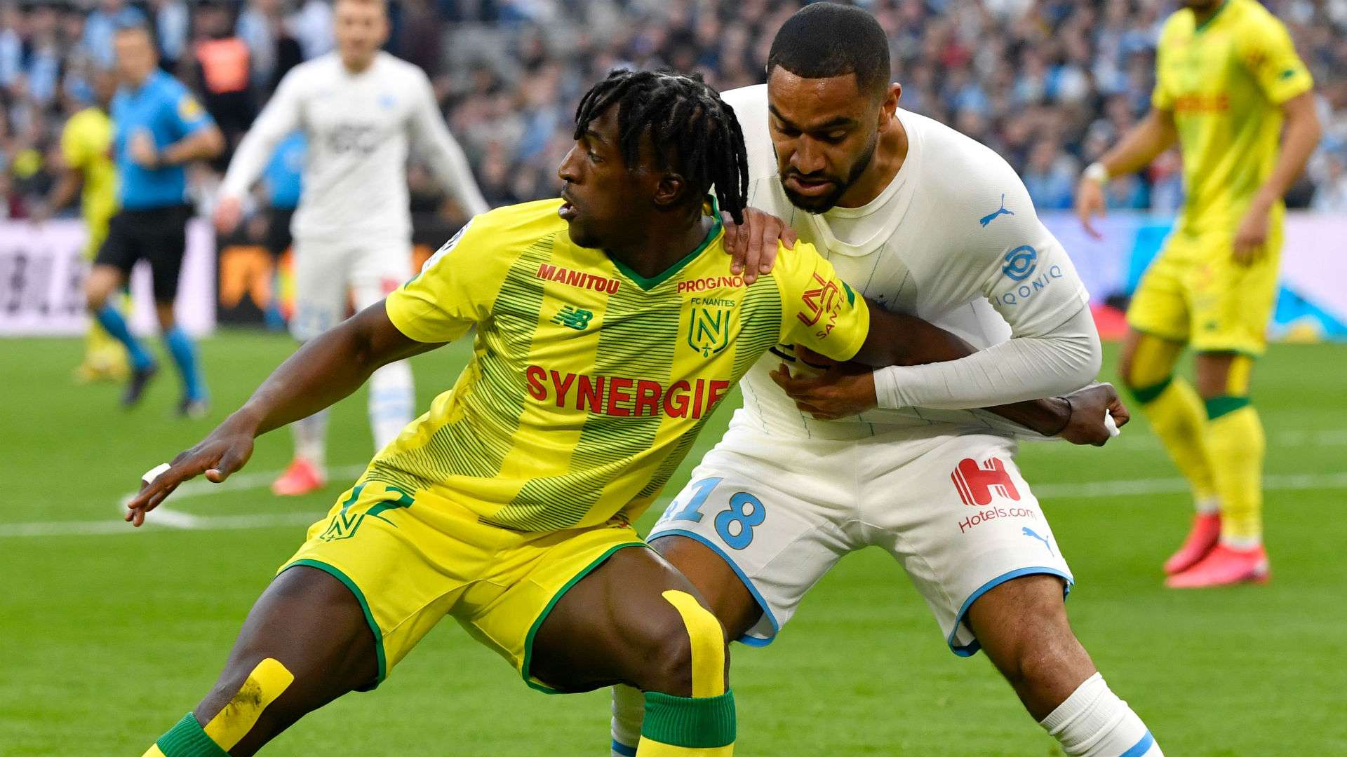 Abdoul Kader bamba Jordan Amavi Marseille Nantes Ligue 1 22022020