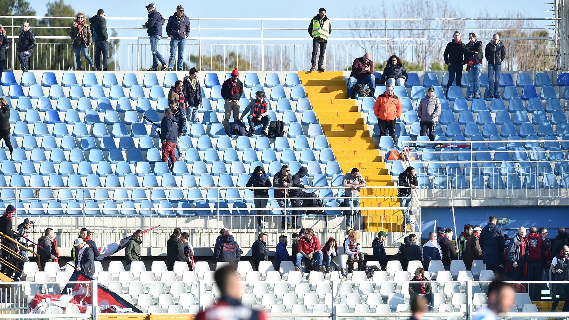 Genoa fans Pescara
