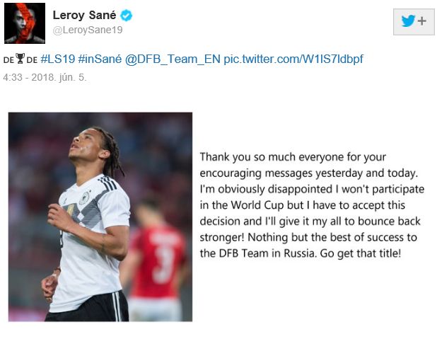 Leroy Sane Twitter