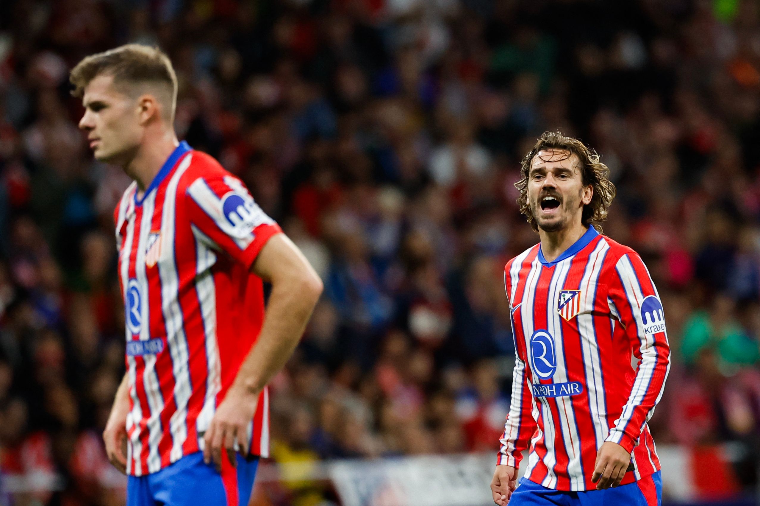 Alexander Sorloth Antoine Griezmann Atletico Madrid Lille Champions League 23102024