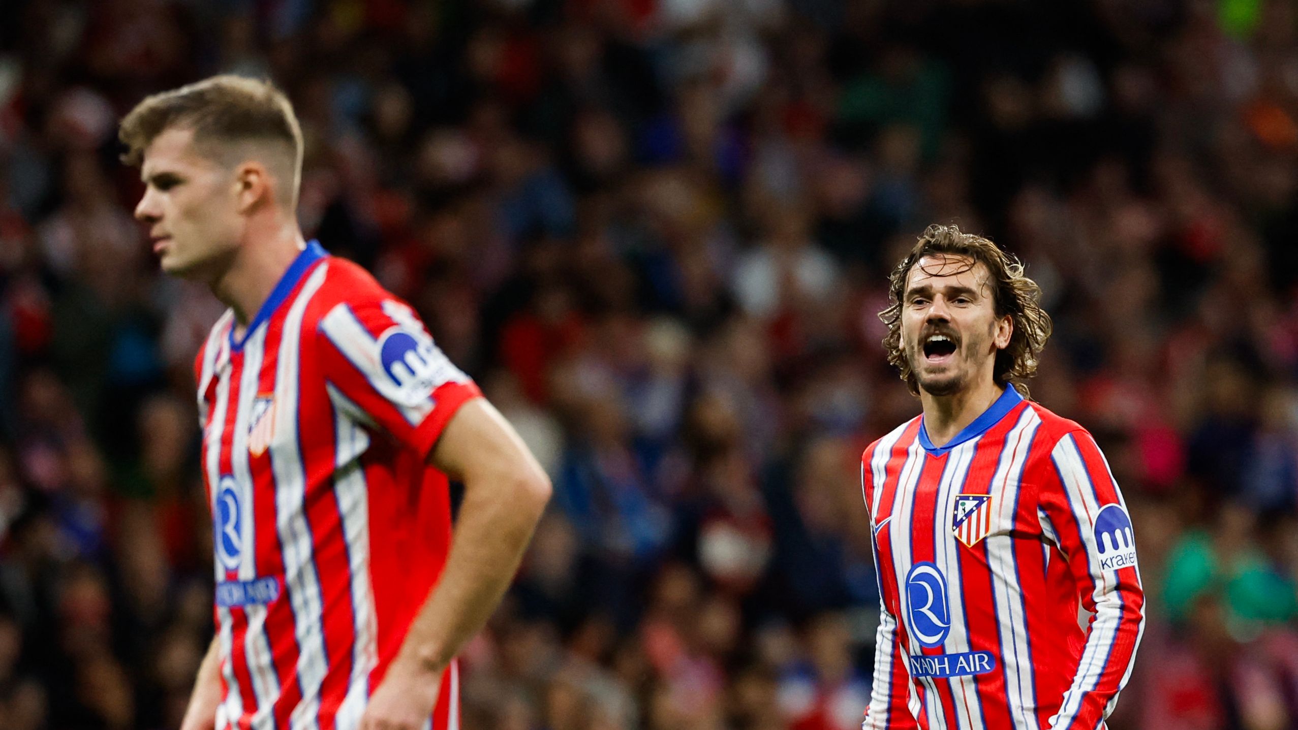 Alexander Sorloth Antoine Griezmann Atletico Madrid Lille Champions League 23102024