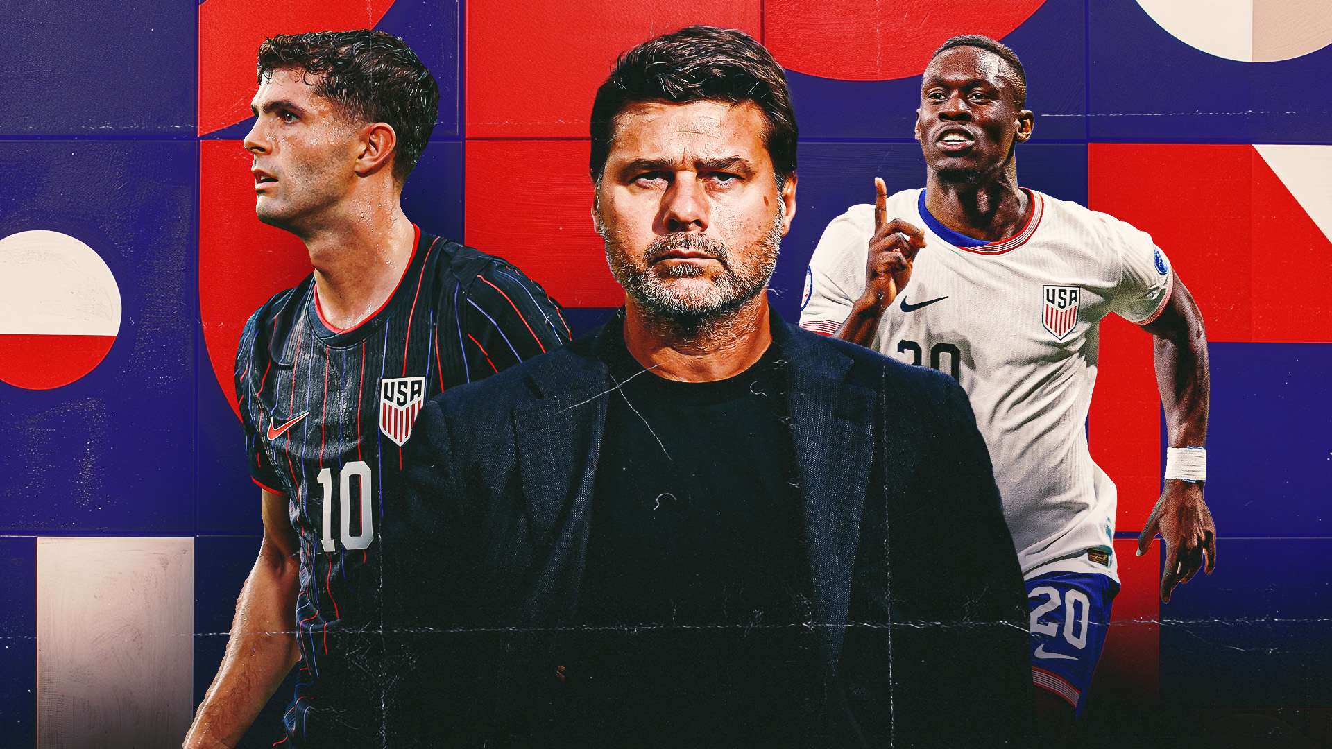 Mauricio Pochettino, Christian Pulisic, Folarin Balogun