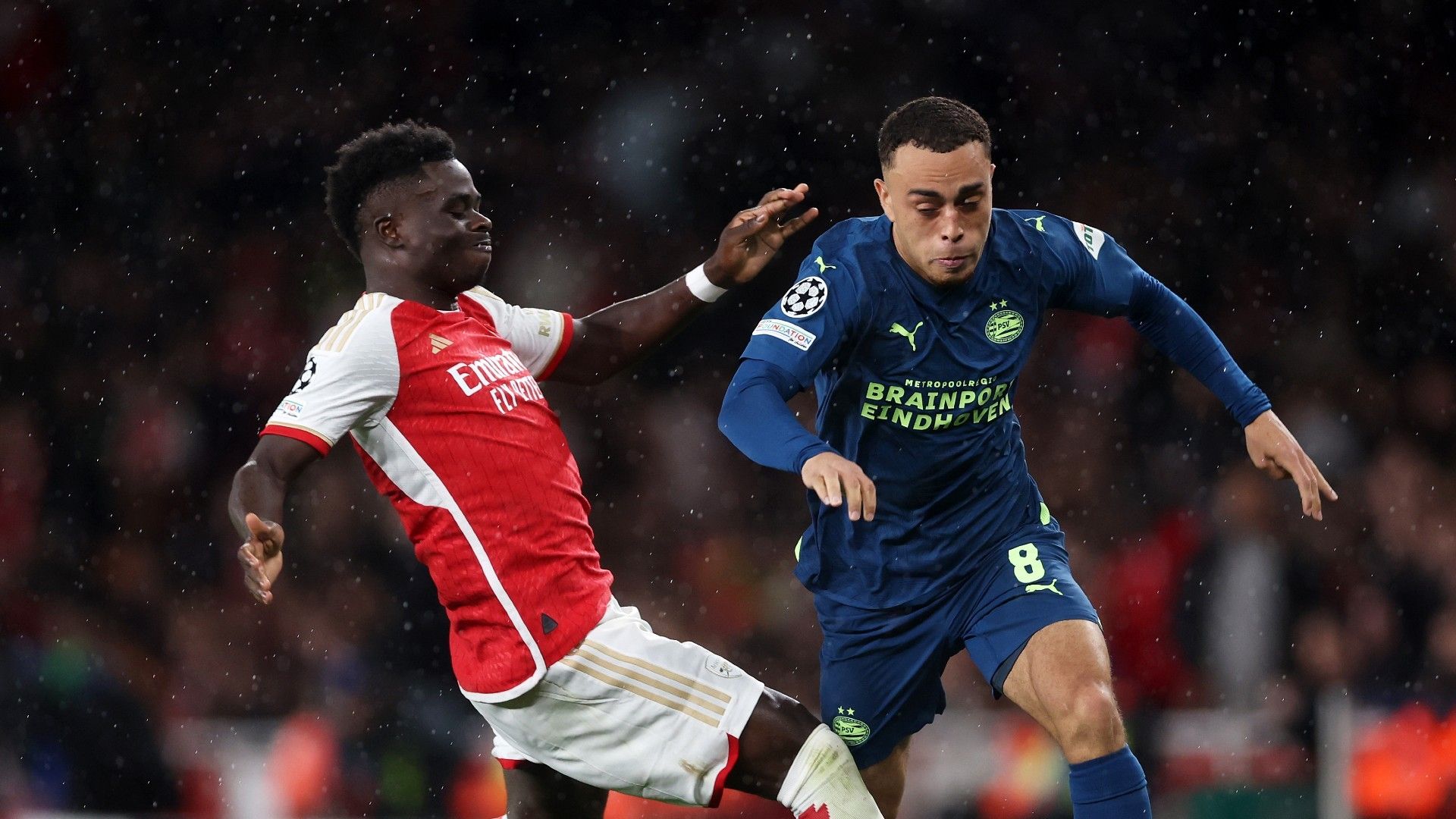 Dest Saka PSV Arsenal